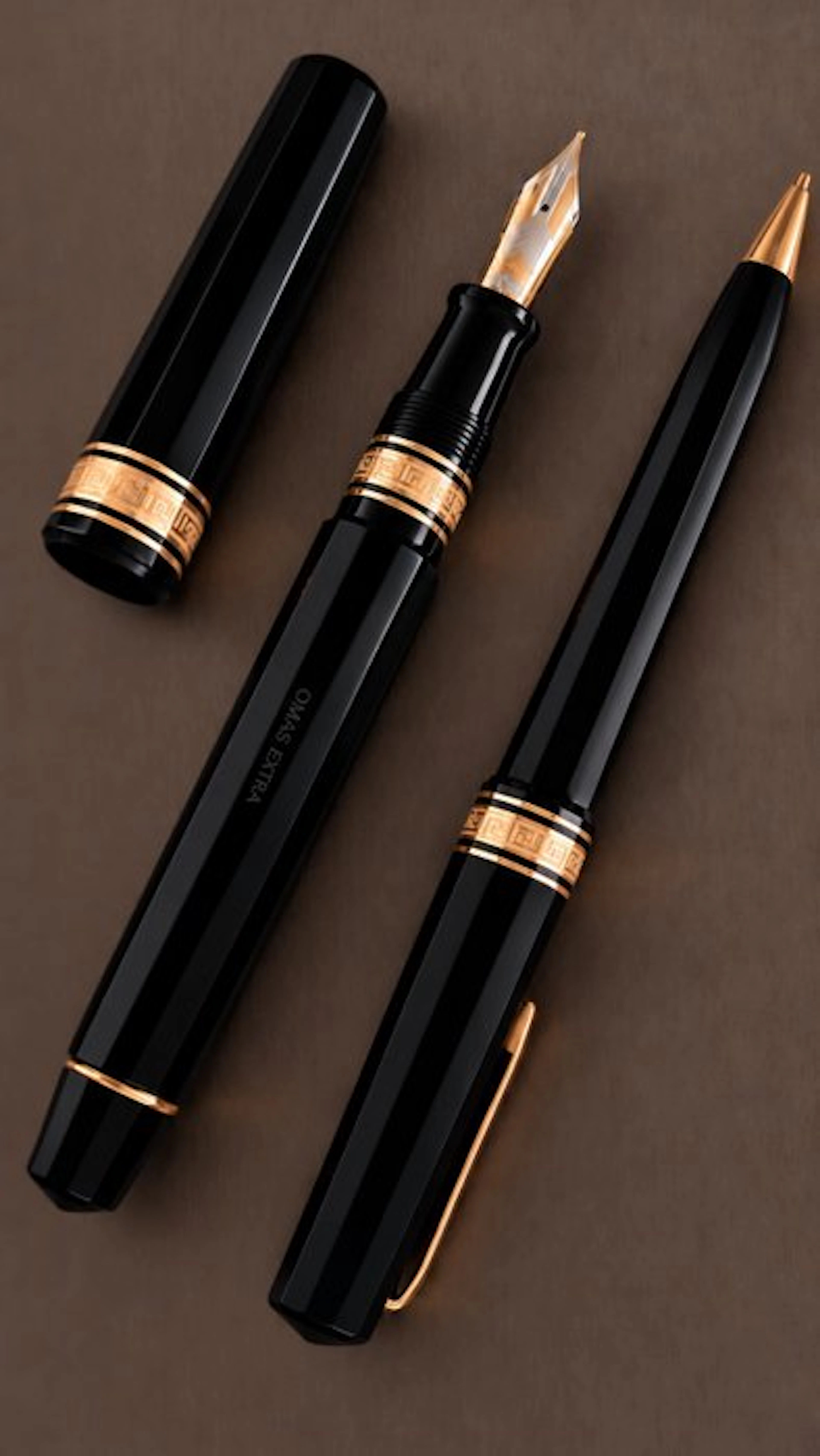 Omas - Extra - Parure stilografica e penna a sfera - Pen set