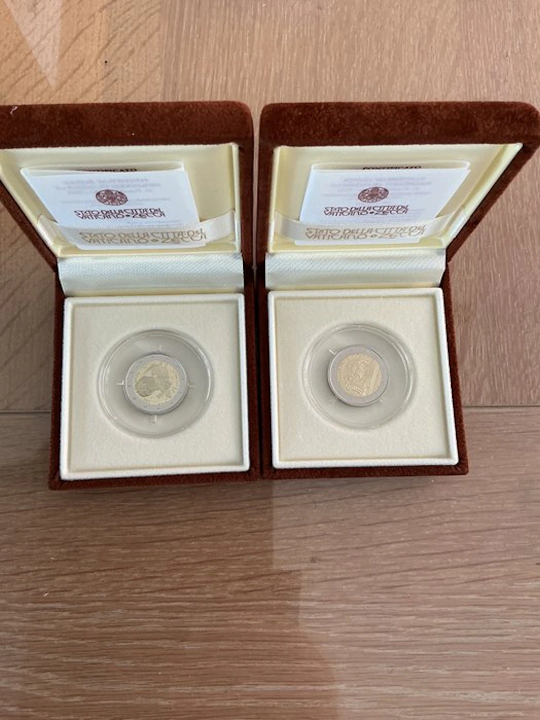 Vatican. 2 Euro 2023 "Manzoni" + "Perugino" (2 coins) Proof (No reserve price)