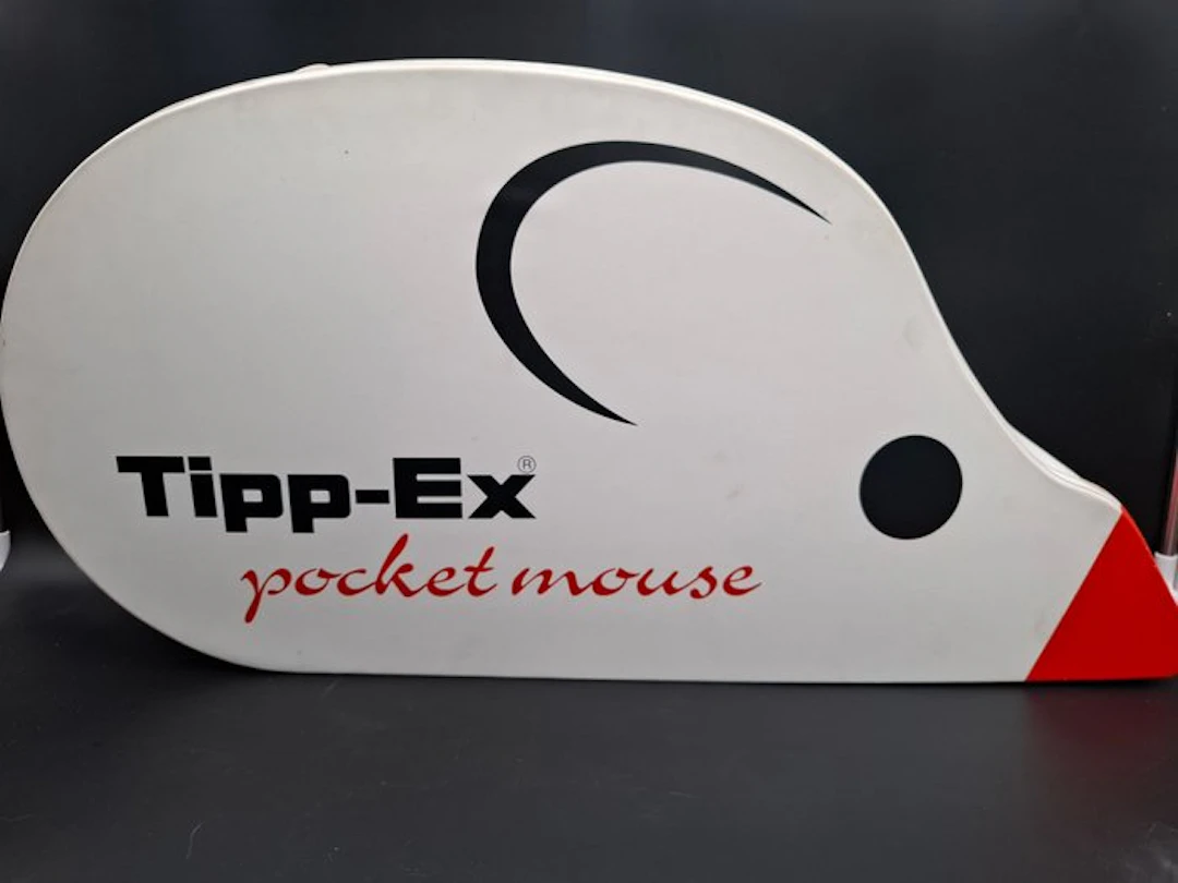 Suspended Tipp-Ex advertising mouse - Advertising sign - Plastic