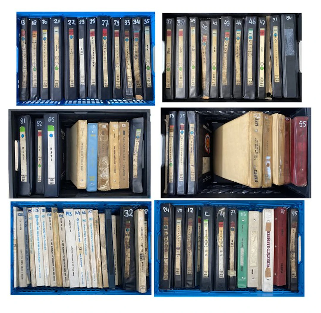Collection of 78 items - BMC/BL manuals/parts lists...