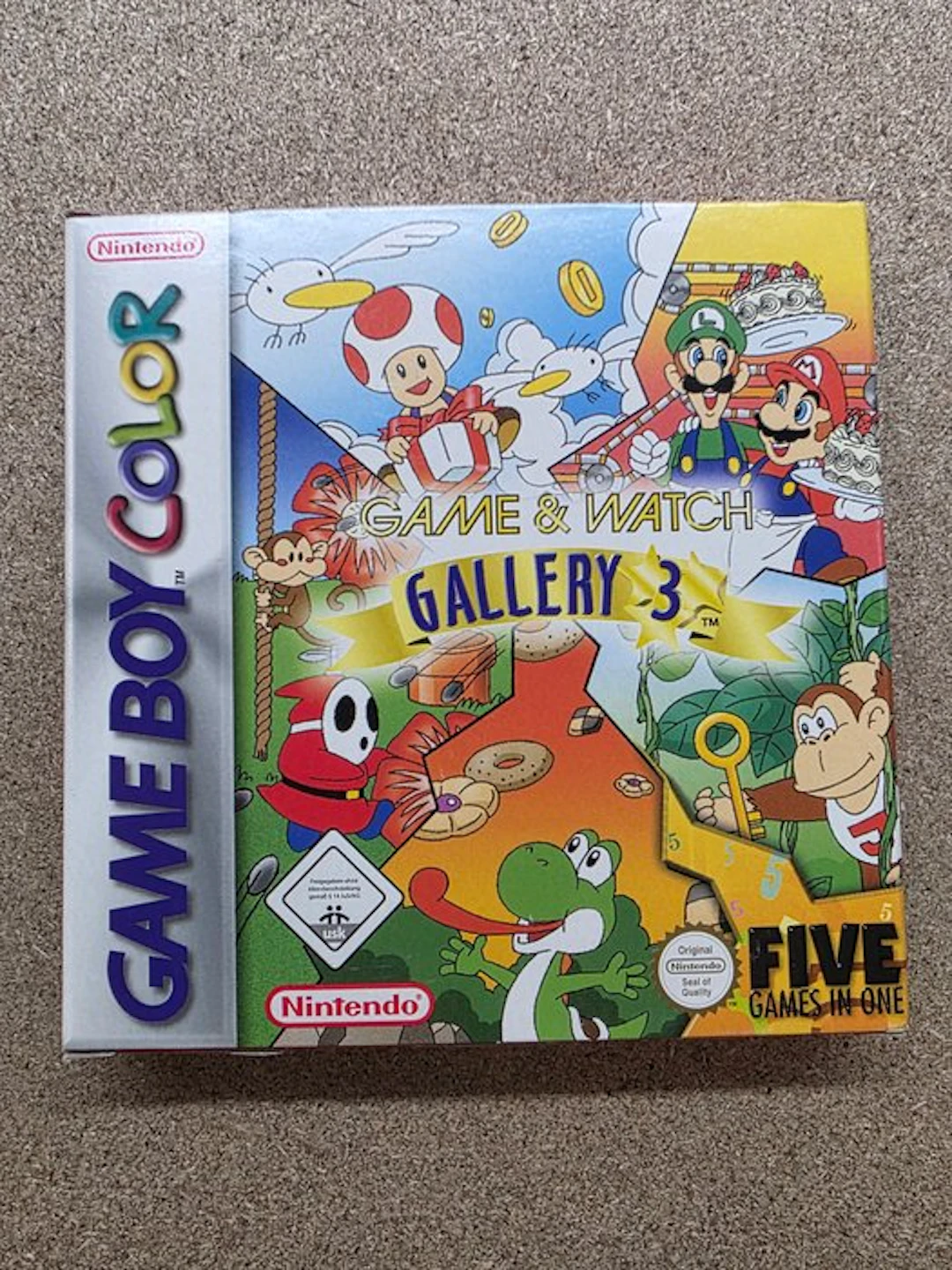 Extremely Rare Nintendo Game Boy "Game & Watch Gallery 3"...