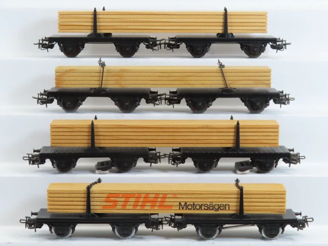 Märklin H0 - 4665/4512 - Model train freight carriage (4)...