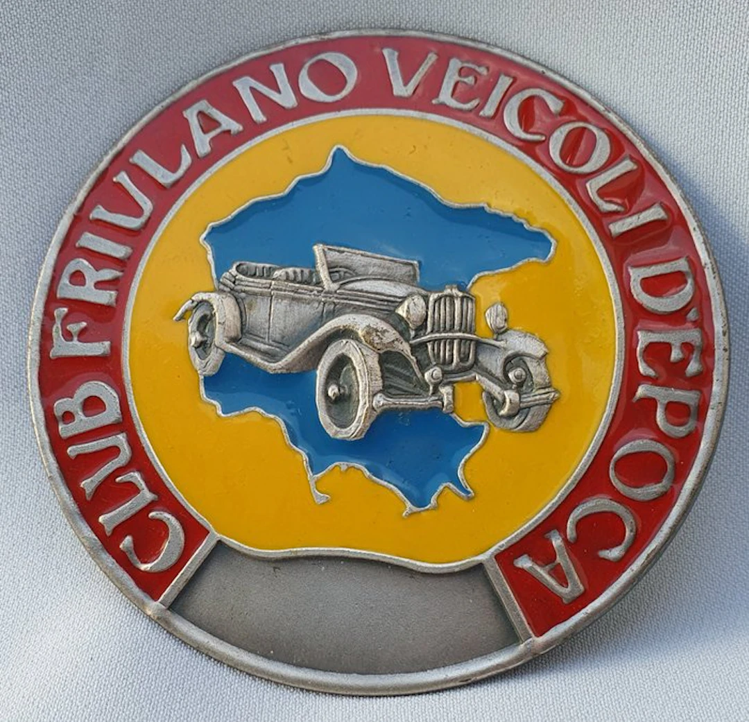 Badge - Grille Badge - Club Friulano Veicoli d'Epoca - Italy - 20th - late