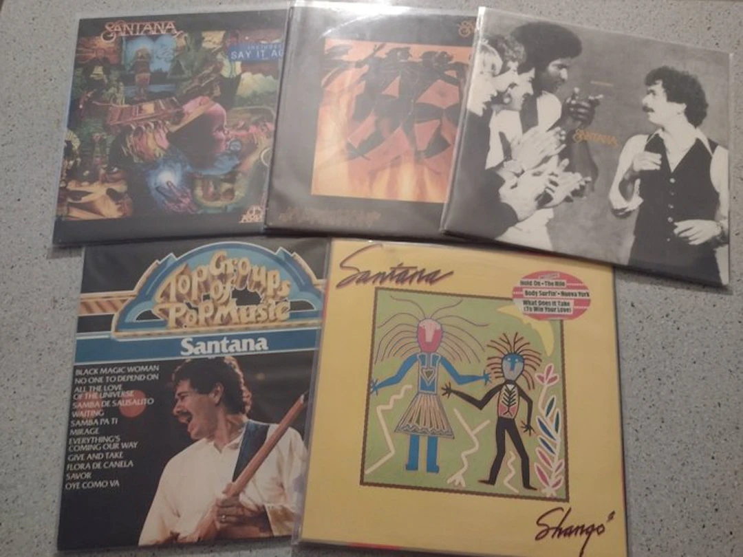 Santana - 5 Albums - Multiple titles - Vinyl record - 1st Pressing - 1978