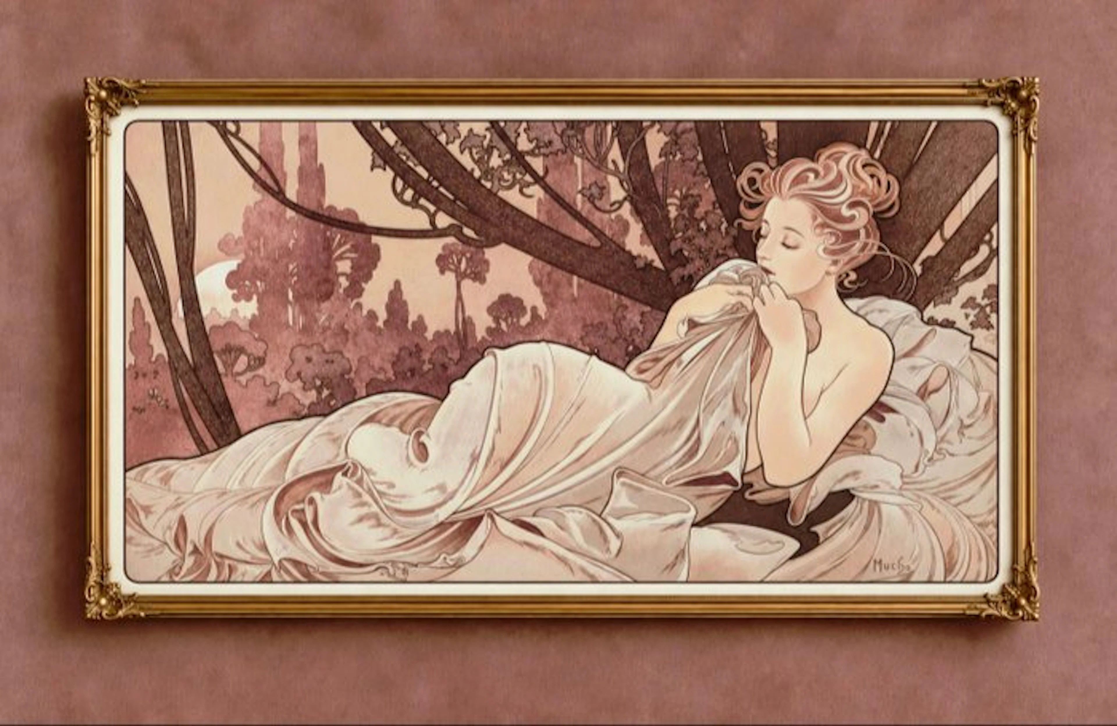 Alphonse Mucha​ (1860-1939) (after) - "Dusk, 1899"