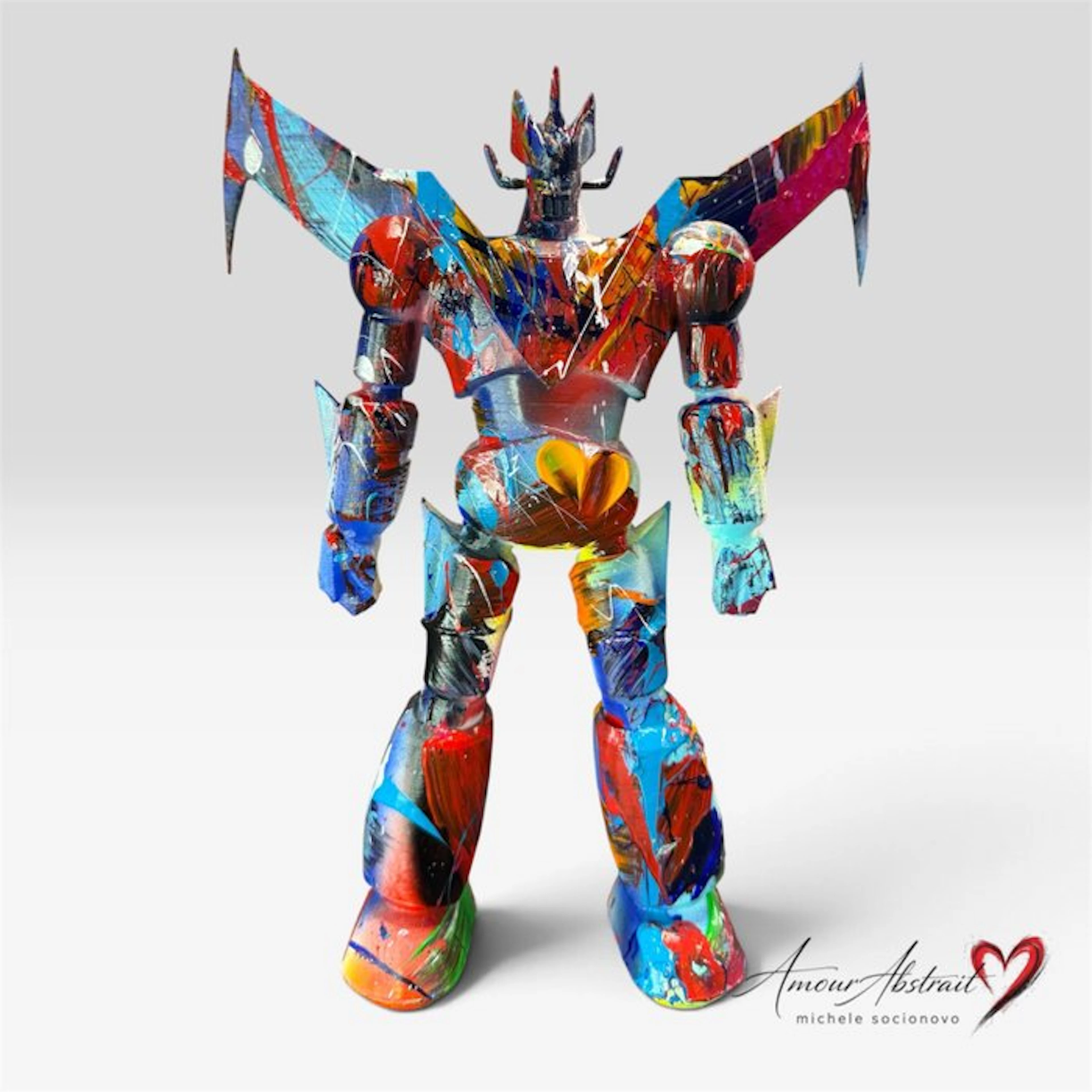 michele socionovo - Mazinga Amour Abstrait