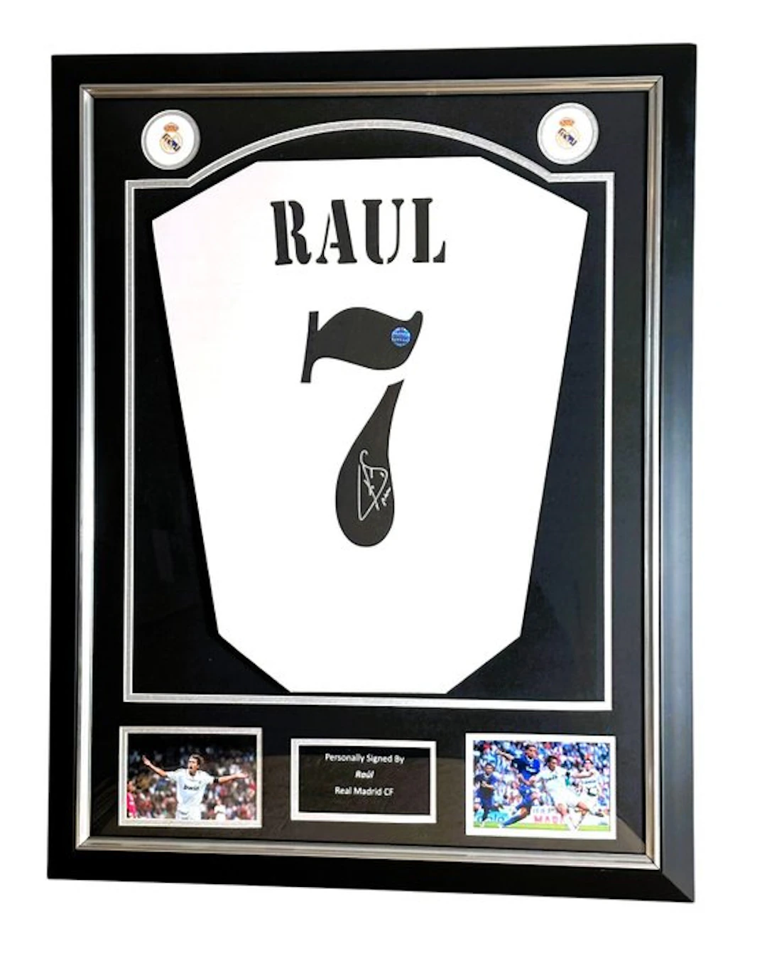 Real Madrid - Spanish Football League - Raul - Premium Frame - 2024 - Jersey