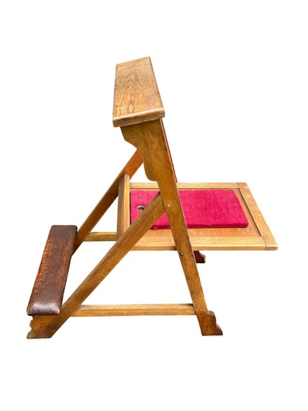Chair - Oak - Antique bidding chair