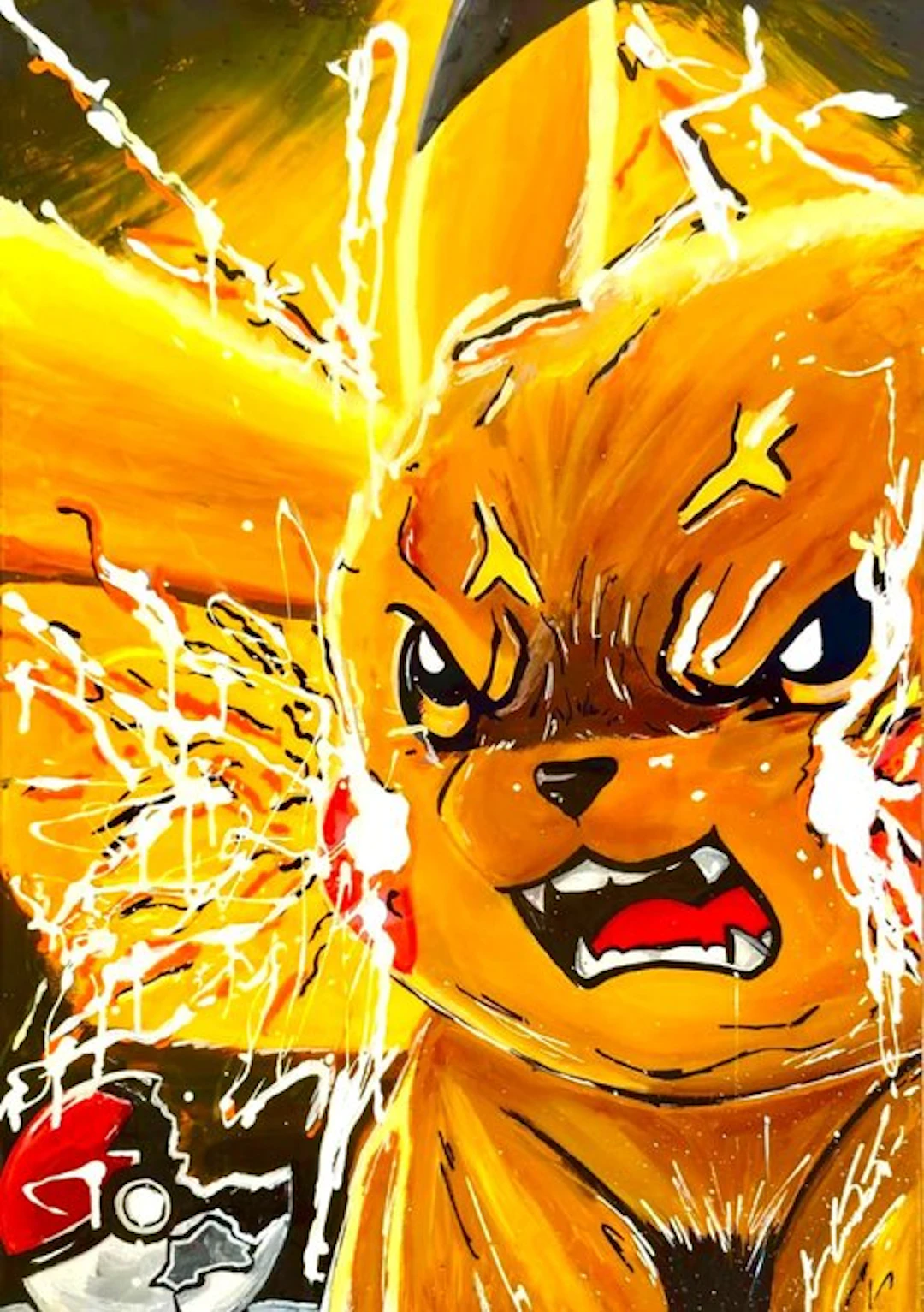 Luca Cartoonist - It’s just PIKA (Resin artwork)
