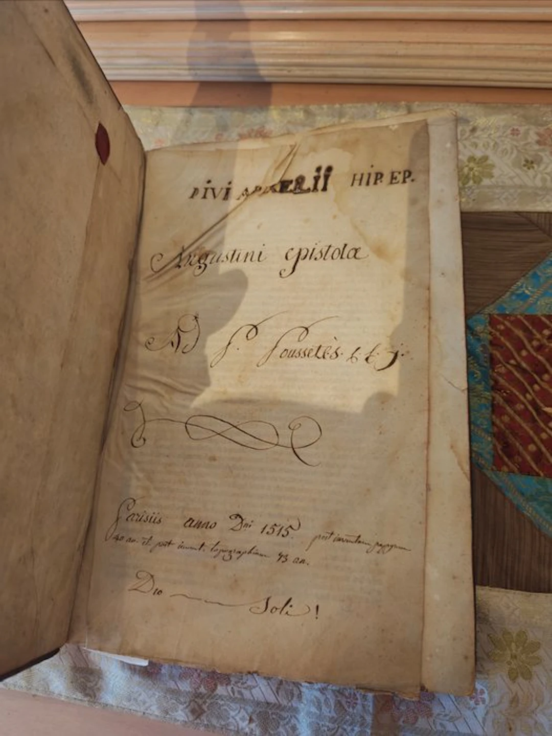 Saint Augustin - Liber Epistolarum beati Augustini...