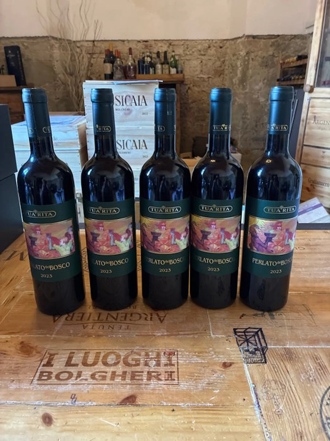 2023 Tua Rita, Perlato del Bosco - Tuscany - 5 Bottles (0.75L)