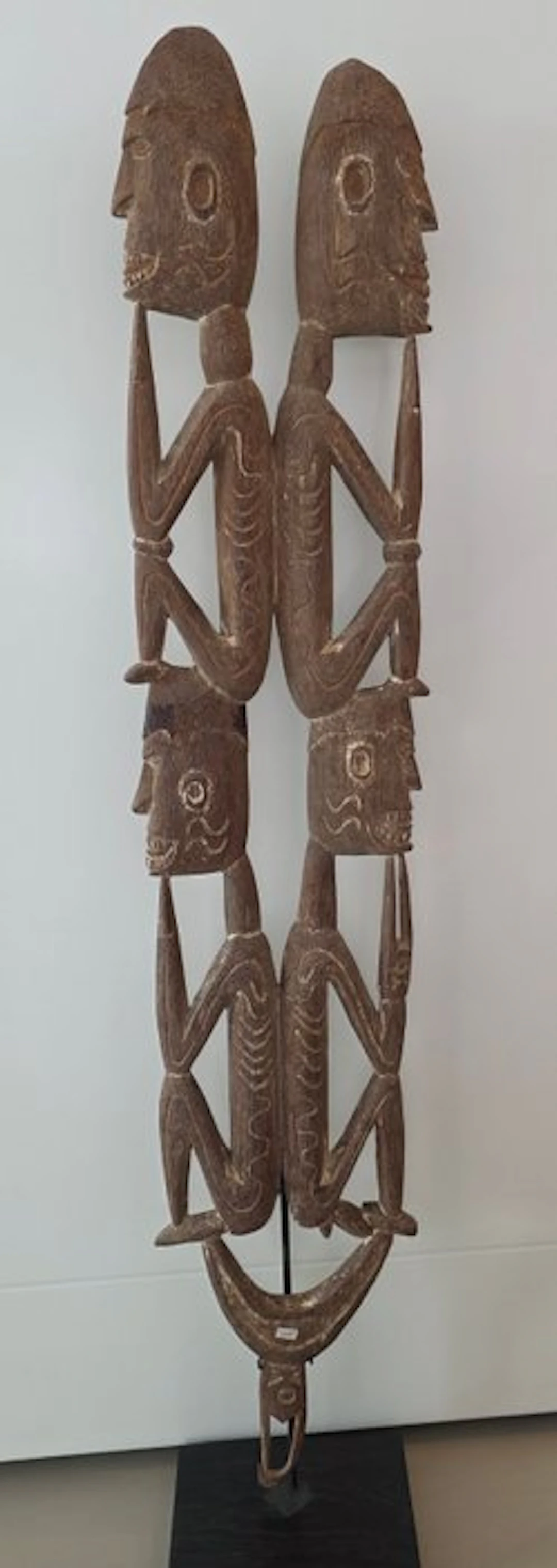 Beautiful Asmat carving from the collection of Jac Hoogerbrugge