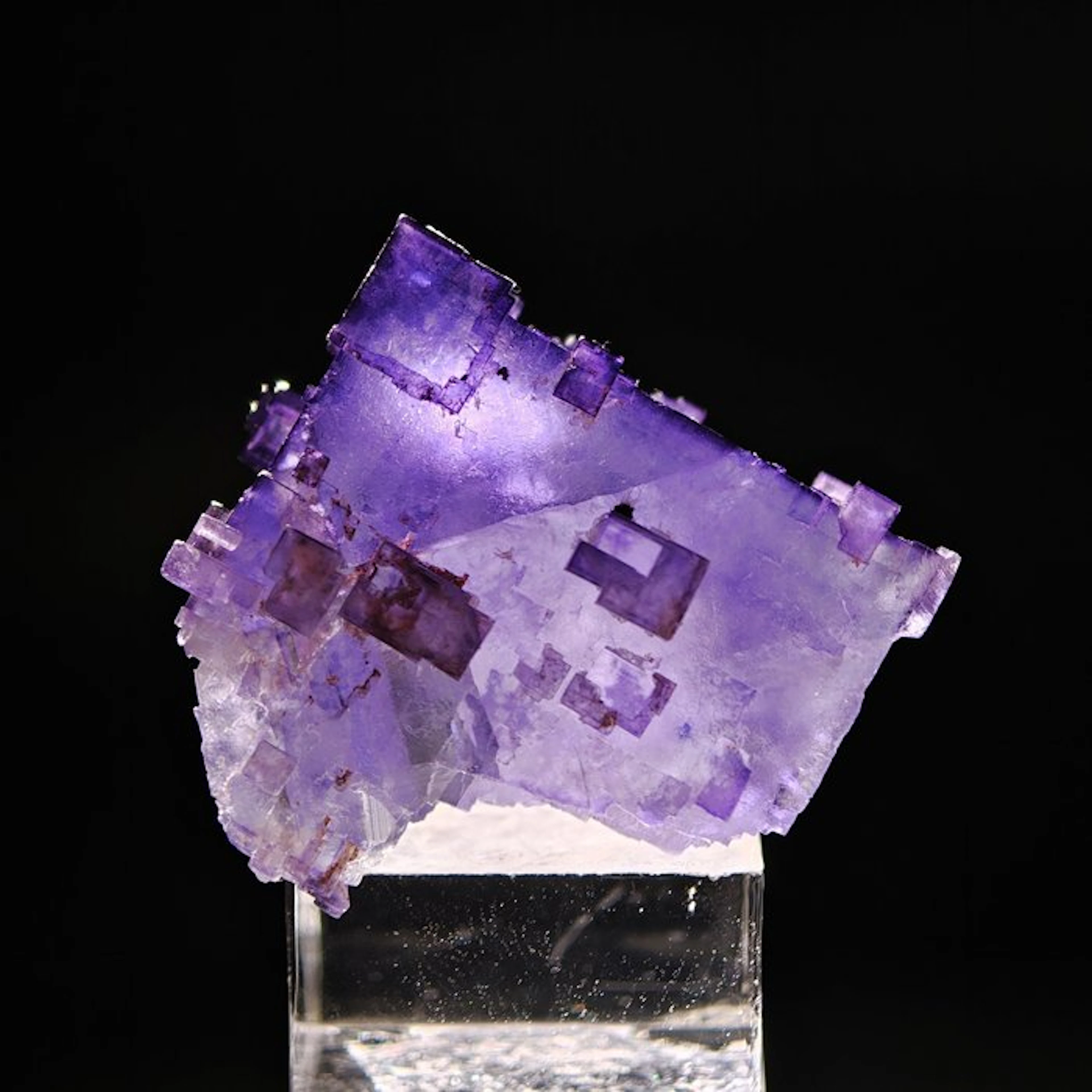 LUMINOUS INTENSE PURPLE FLUORITE