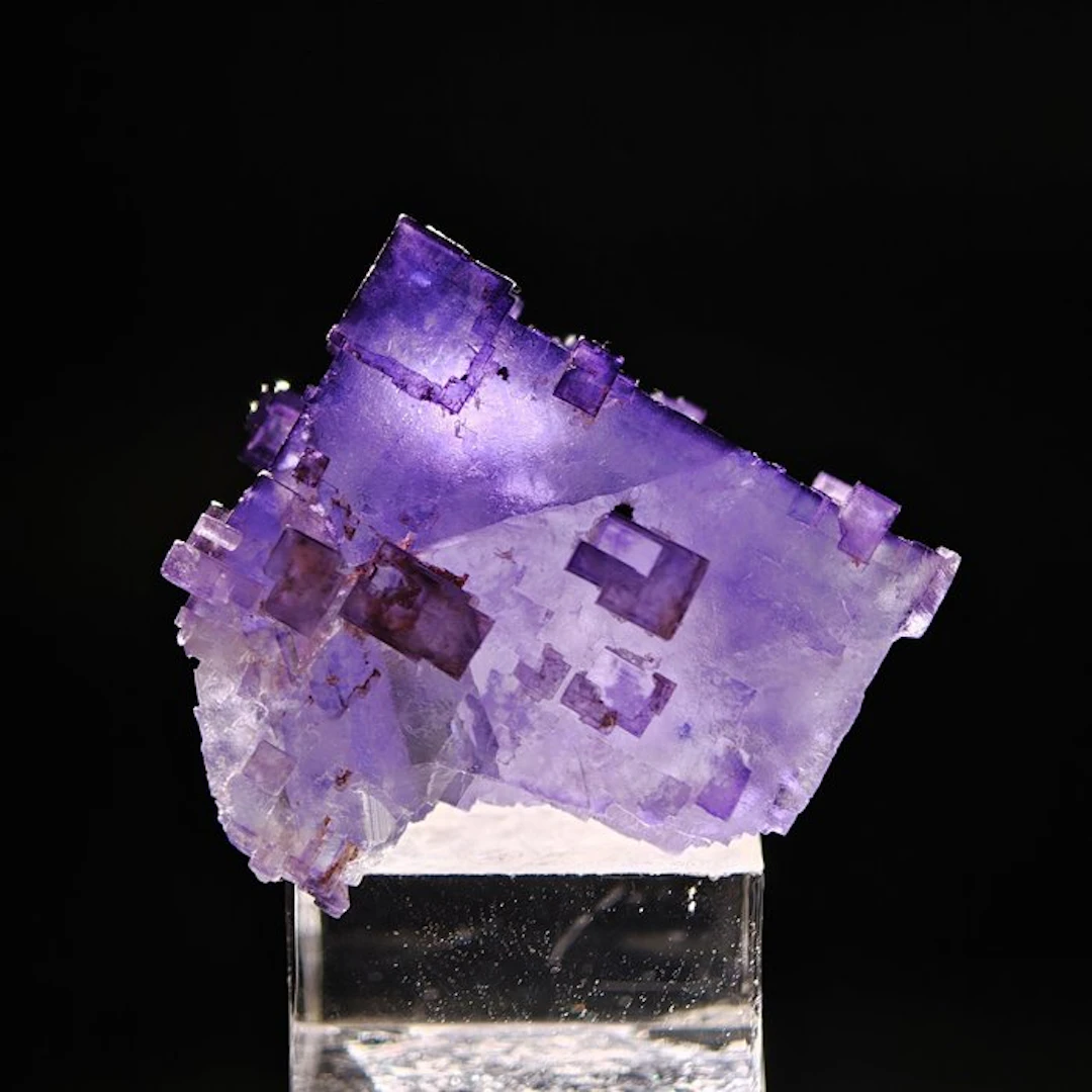 LUMINOUS INTENSE PURPLE FLUORITE