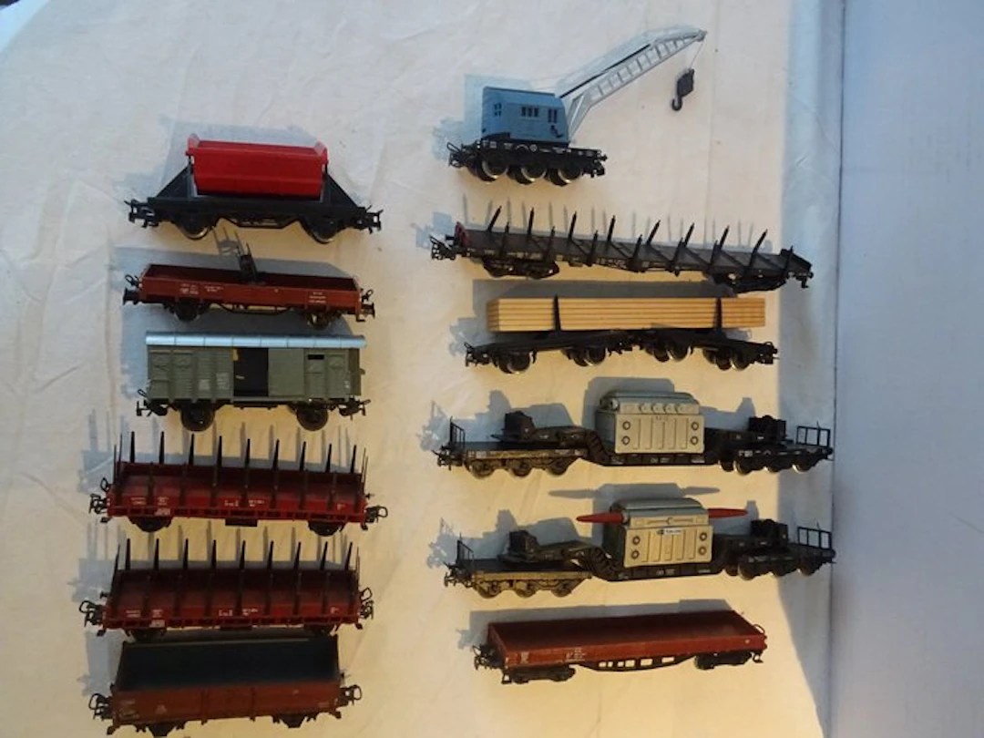 Märklin H0 - Model train freight carriage (12) - Freight...