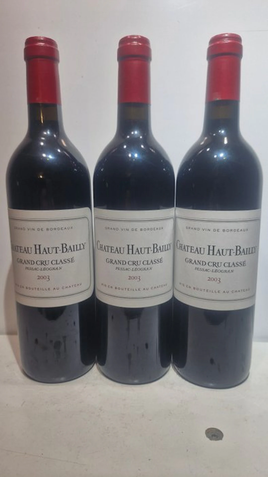 2003 Château Haut-Bailly - Pessac-Léognan Grand Cru Classé - 3 Bottles (0.75L)