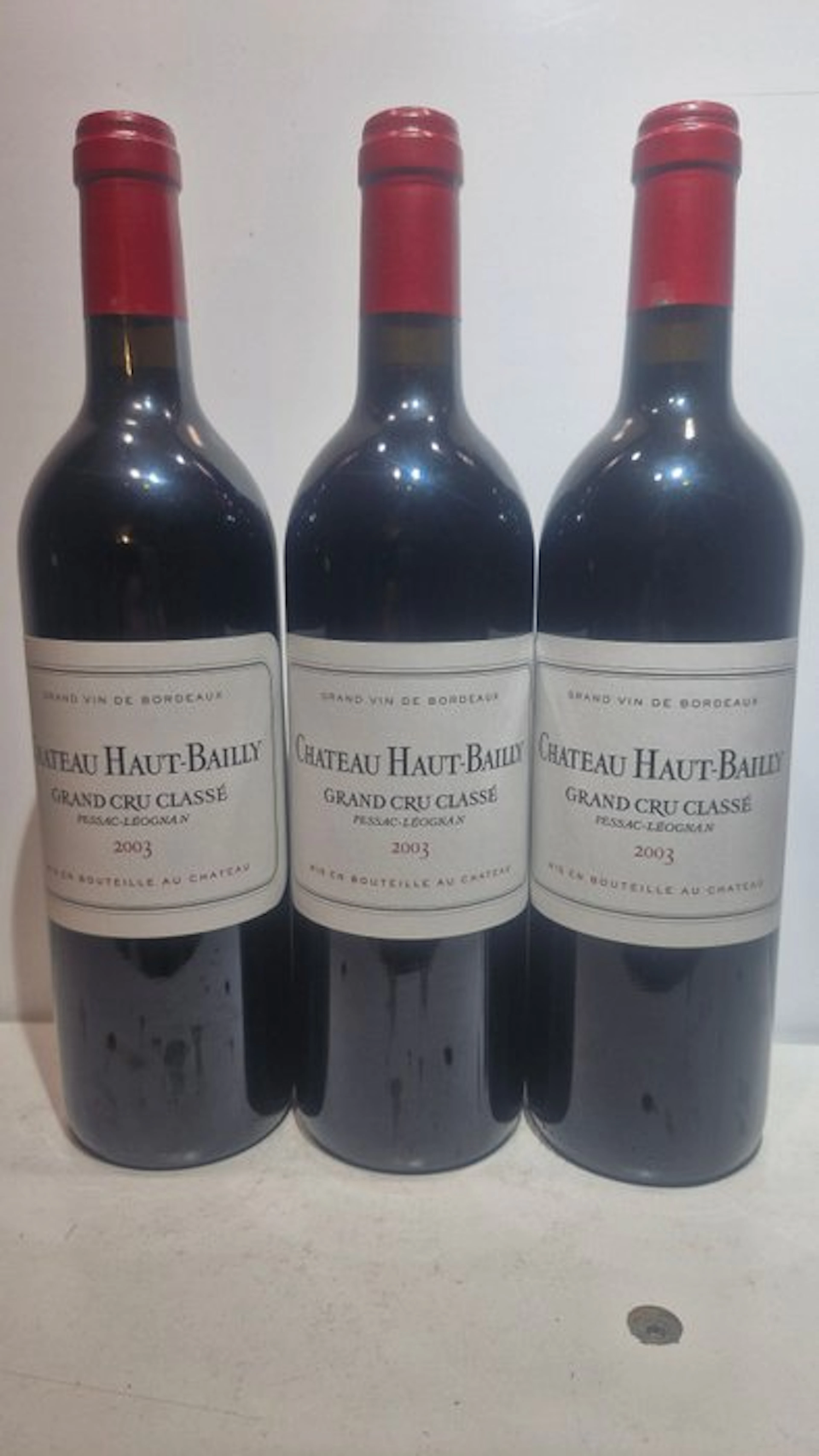 2003 Château Haut-Bailly - Pessac-Léognan Grand Cru Classé - 3 Bottles (0.75L)