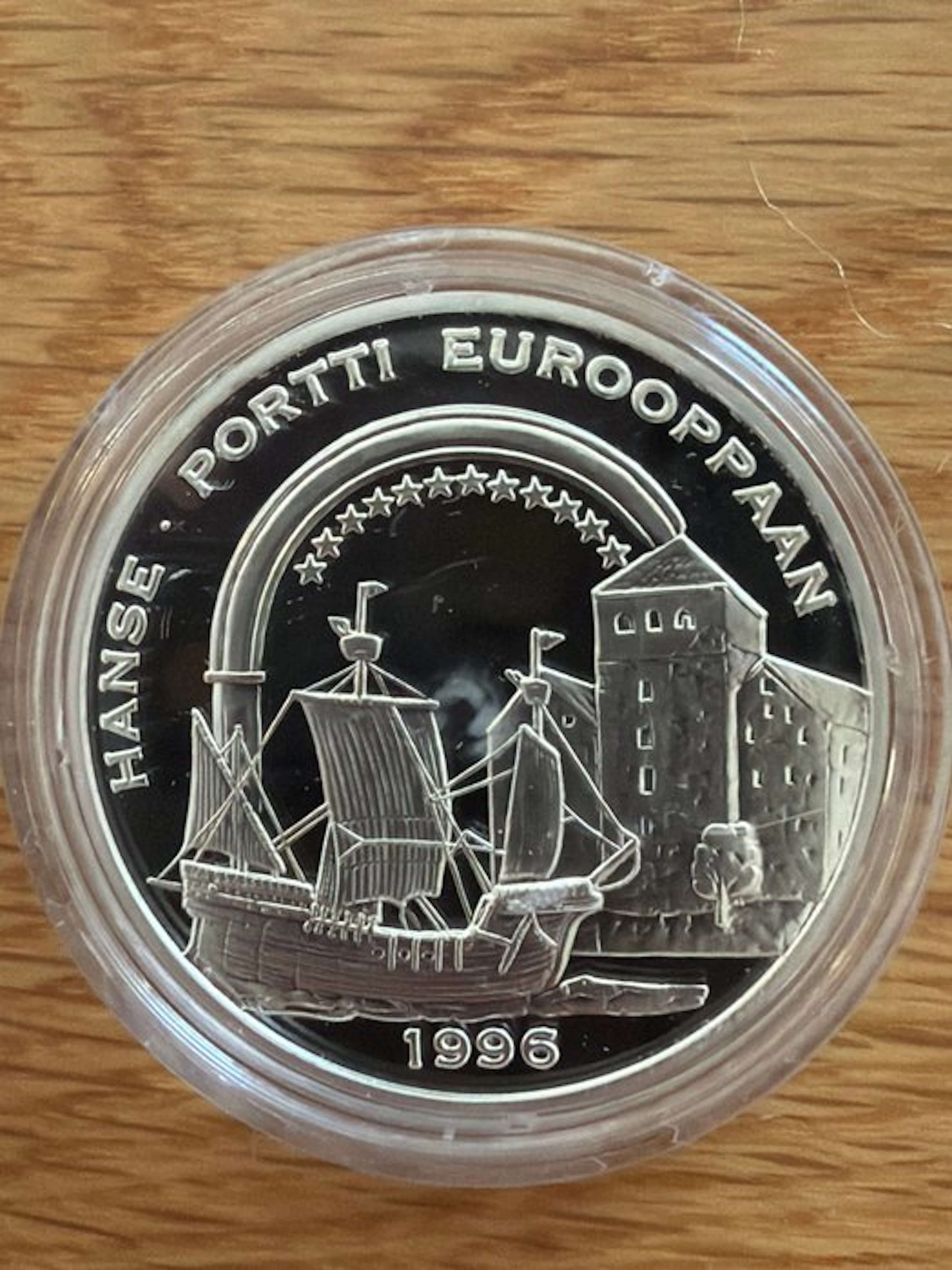 Finland. 20 Ecus 1995 Hanse – Tor nach Europa - 27,2g (.925) (No reserve price)