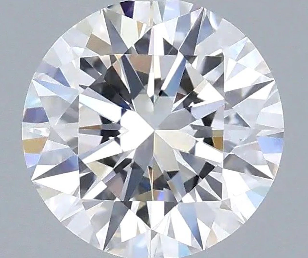 1 pcs Diamond (Natural) - 1.25 ct - Round - D...