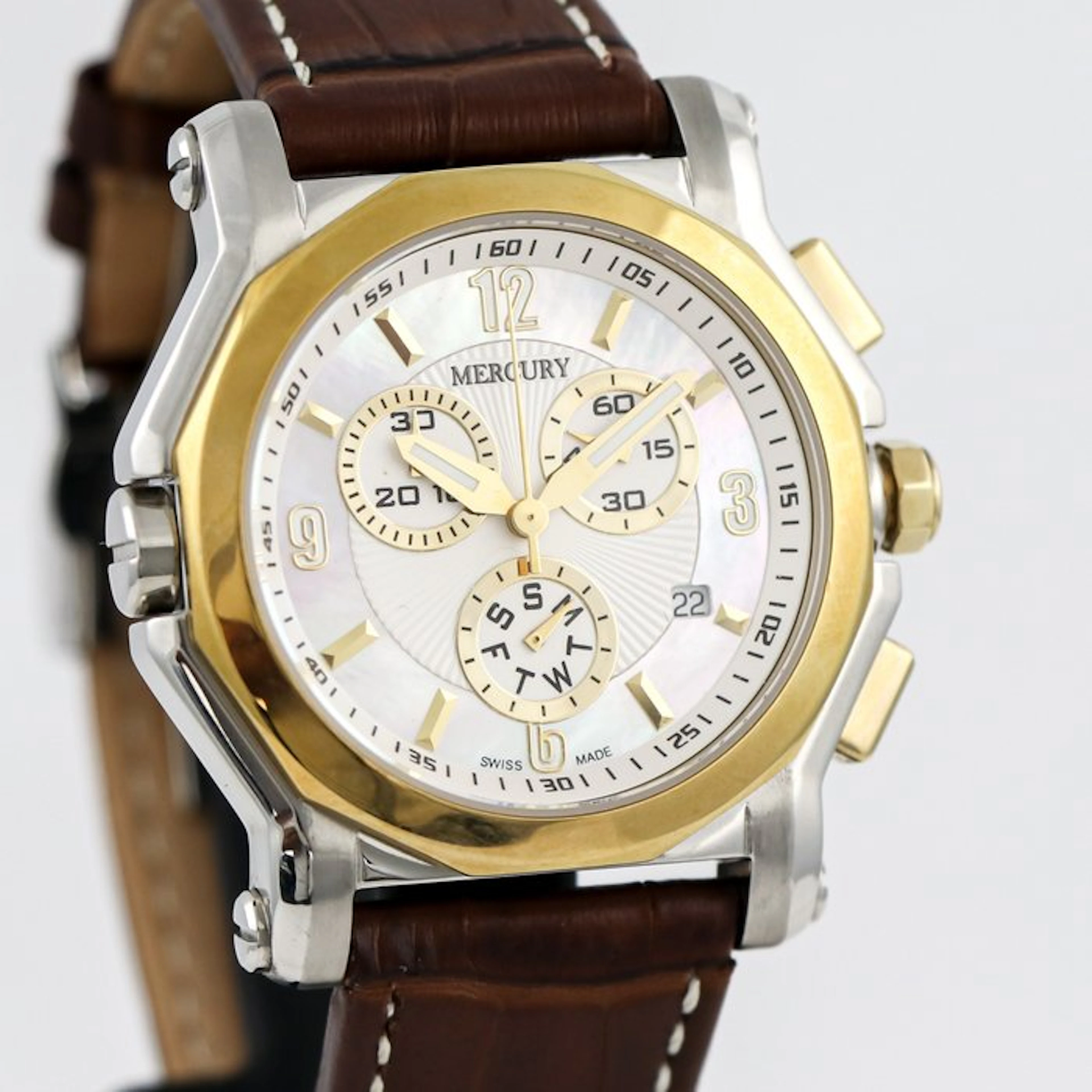 MERCURY - Swiss made Chronograph Swiss Watch...