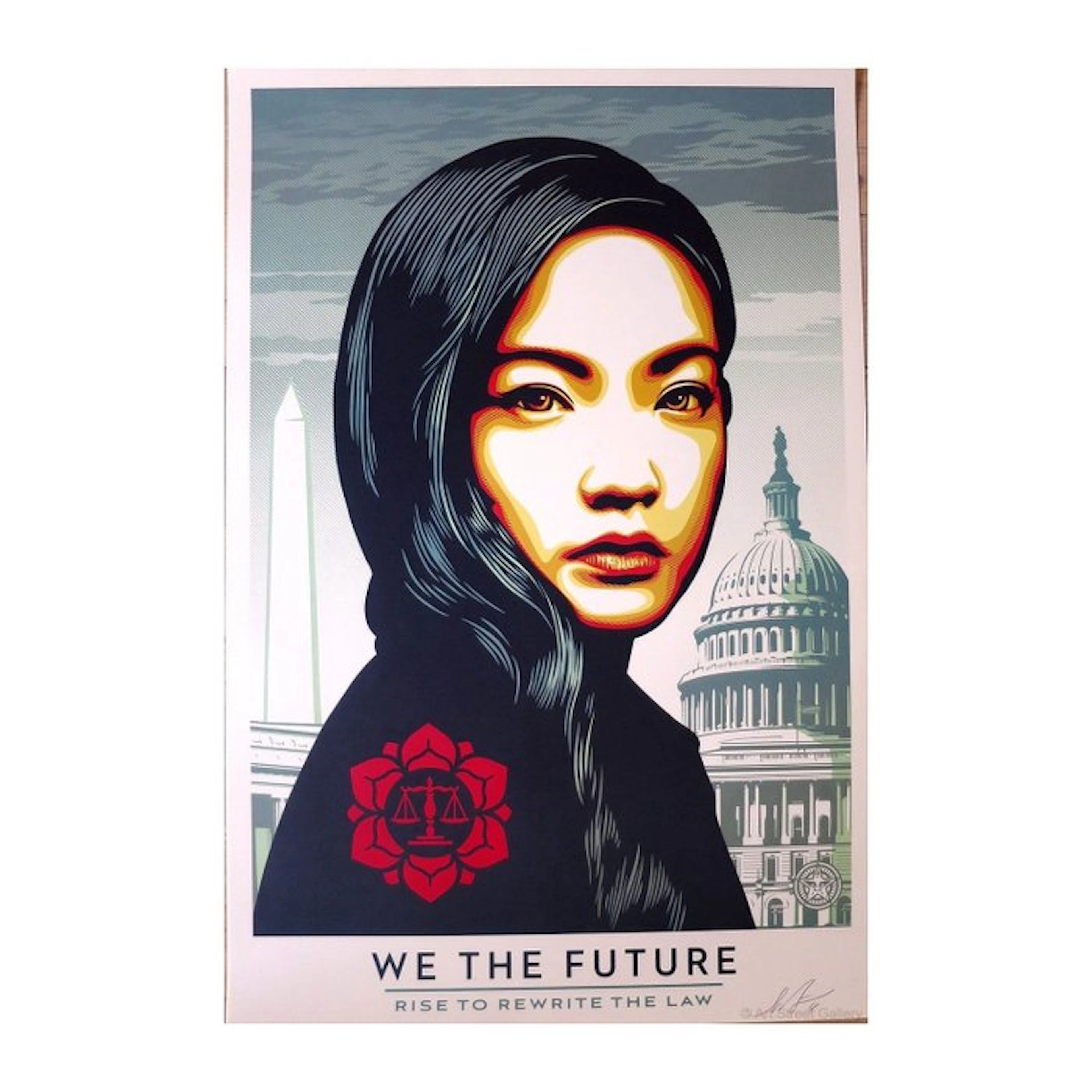 Shepard Fairey (OBEY) (1970) - We The Future, Rise to Rewrite the Law