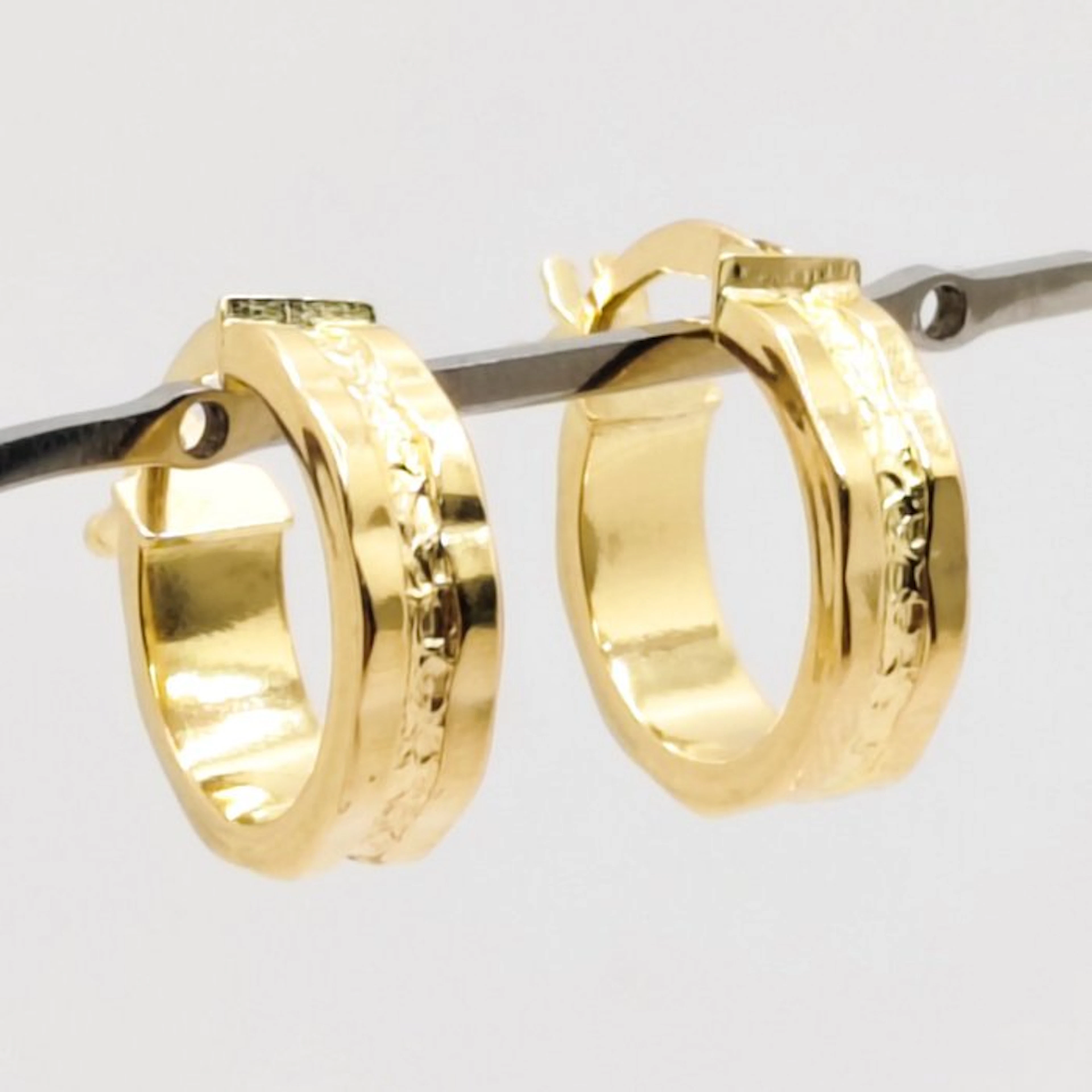 No reserve price - Earrings - 18 kt. Yellow gold
