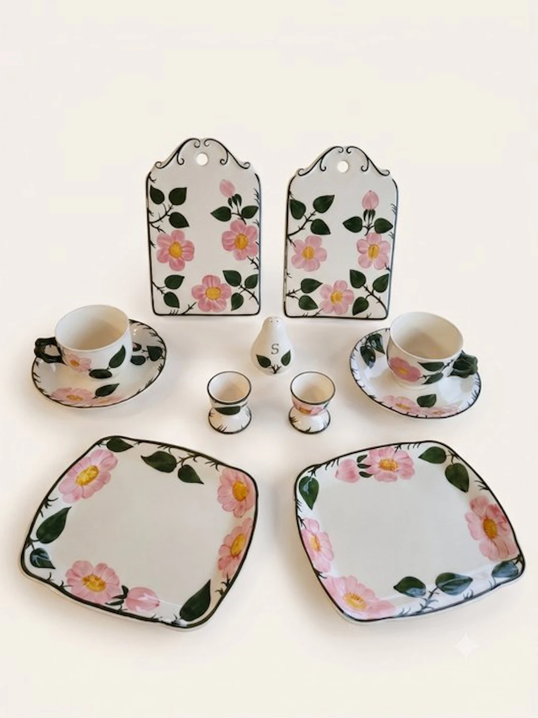 Villeroy & Boch - Breakfast set (11) - Wild-Rose Wildrose - Ceramic