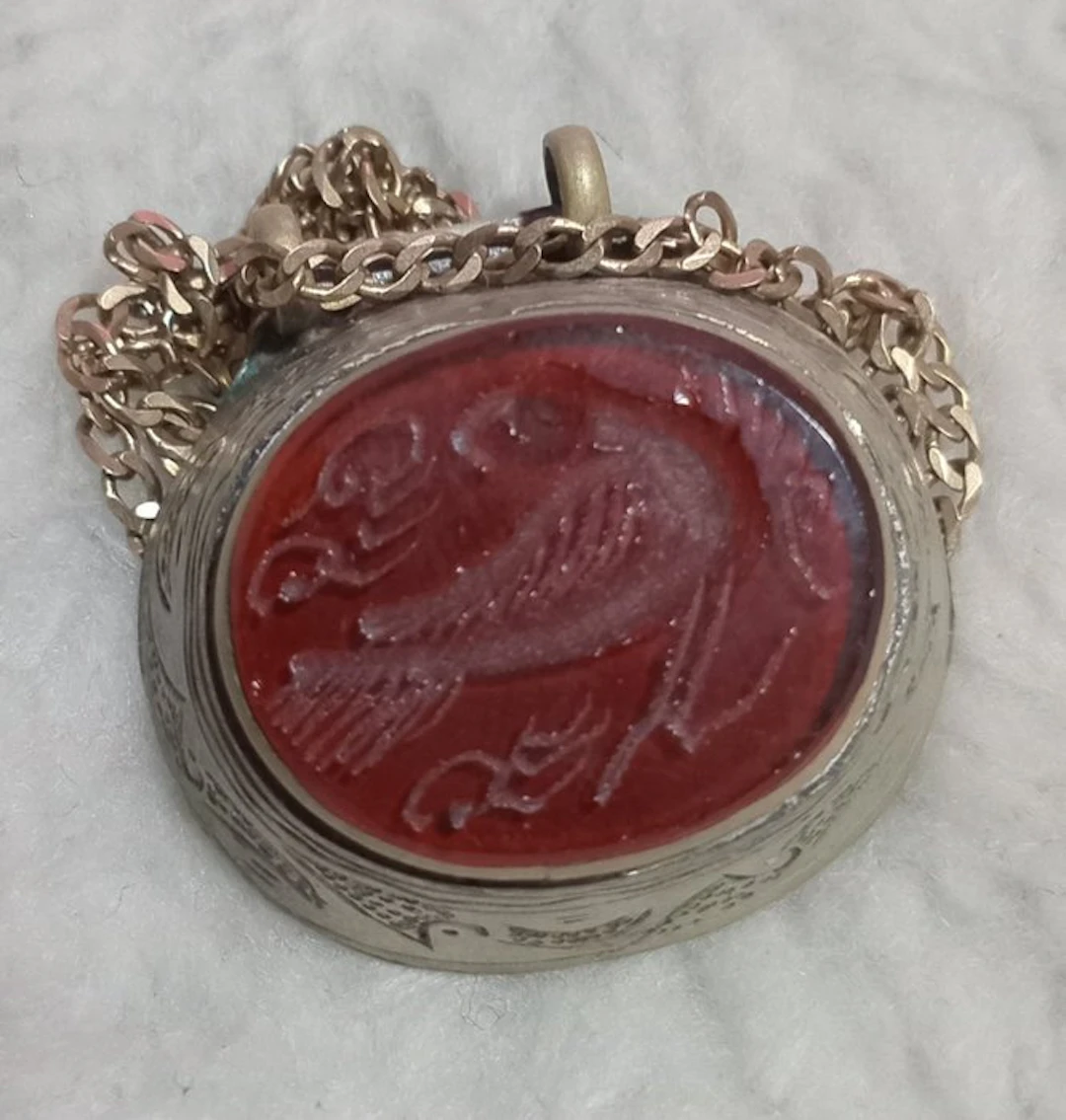 Silver Pendant - Replica of Sassanian silver pendant (No reserve price)