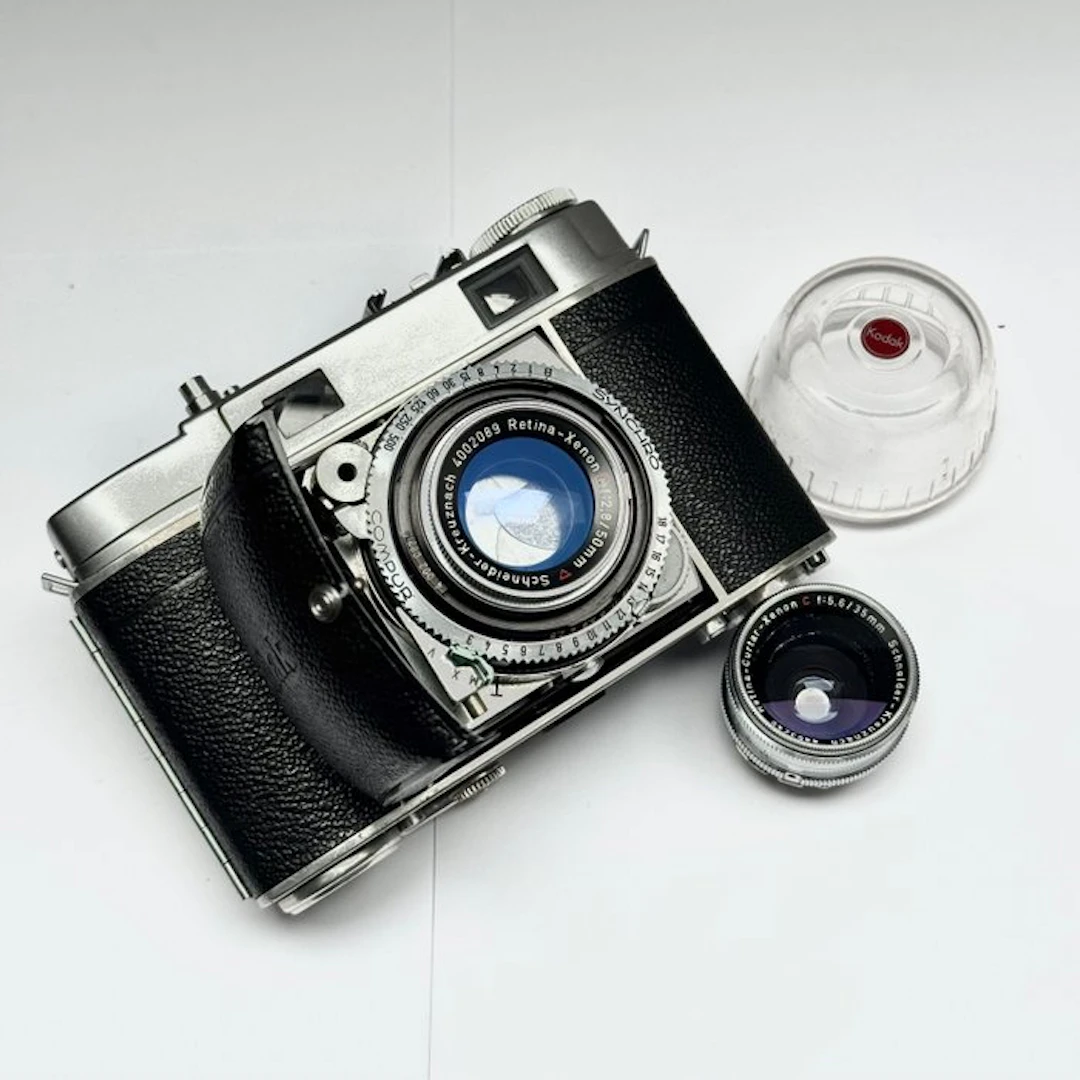 Kodak Retina IIc + Schneider-Kreuznach Retina-Xenon...