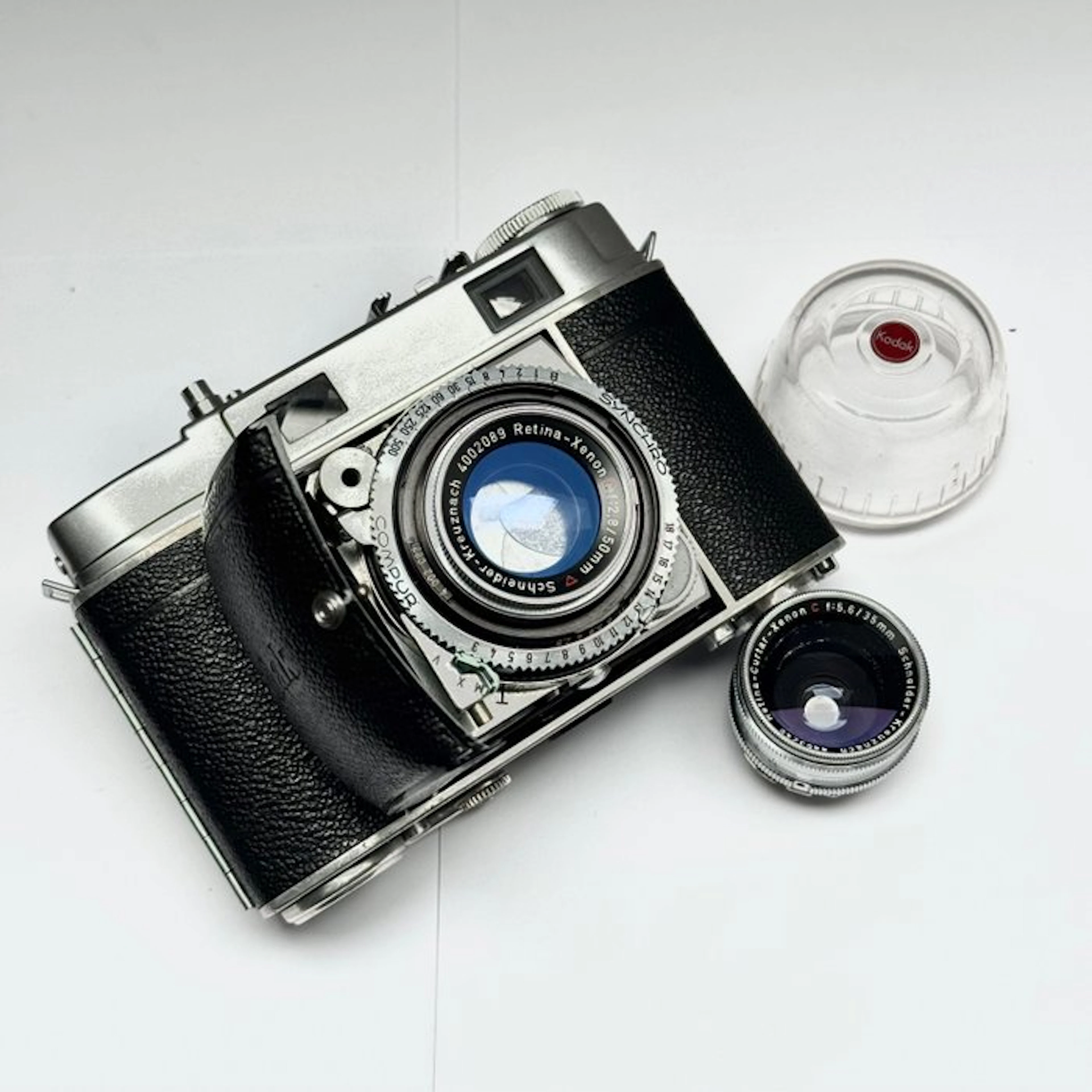 Kodak Retina IIc + Schneider-Kreuznach Retina-Xenon...