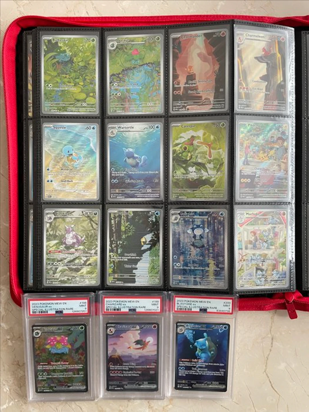 Complete set - Pokémon 151 – Master Set – All 207 cards with 3x PSA 9