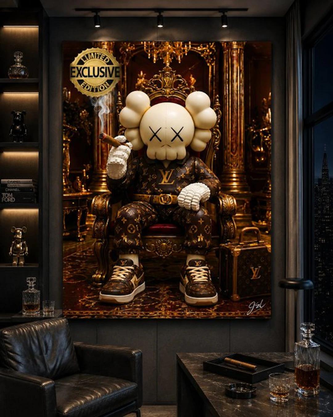 JZL - [XL] KAWS LEGO King — Louis Vuitton Monogram Edition