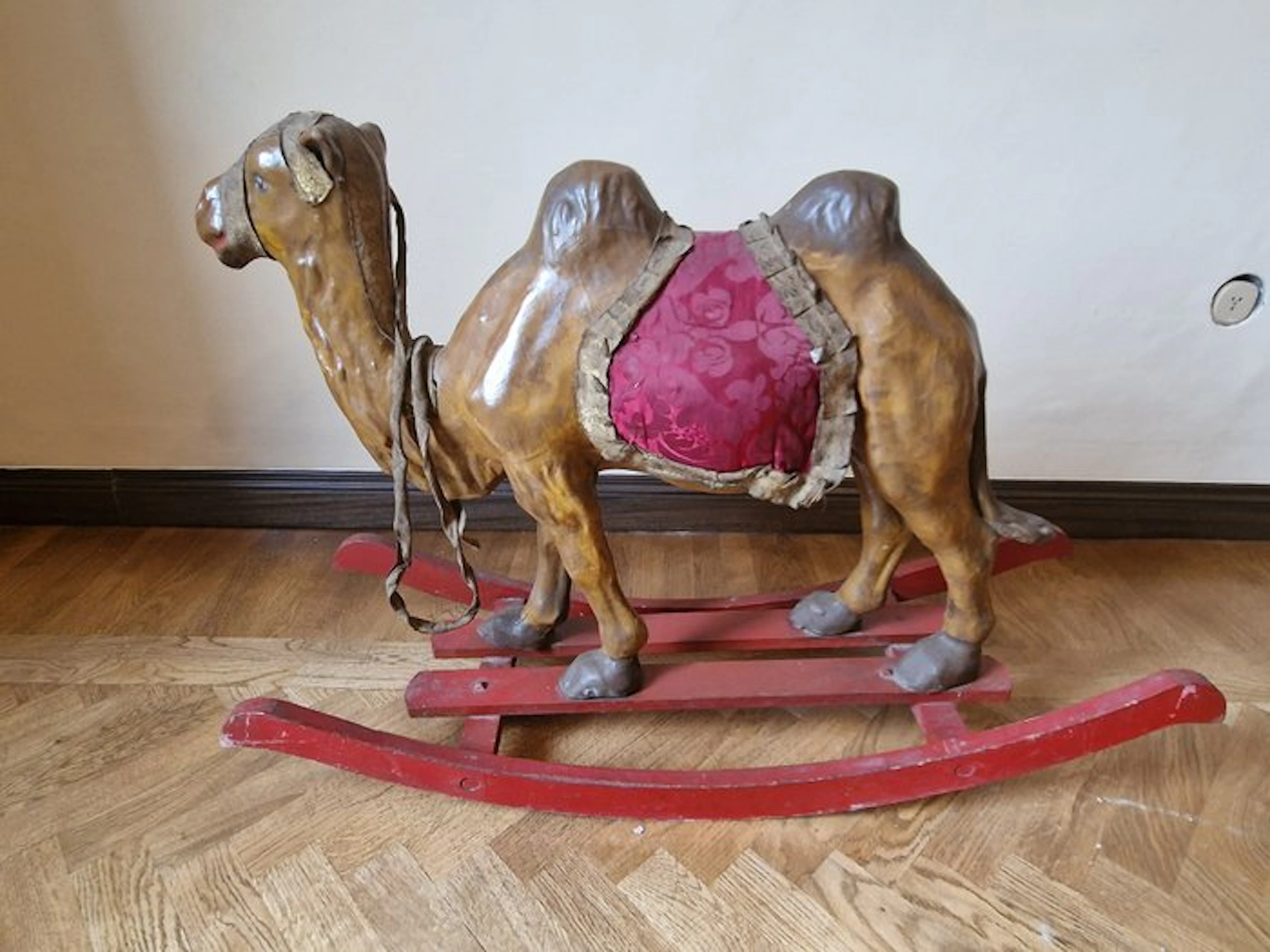 Rocking horse - Giocattolo Cammello a dondolo - 1900-1910 - Italy