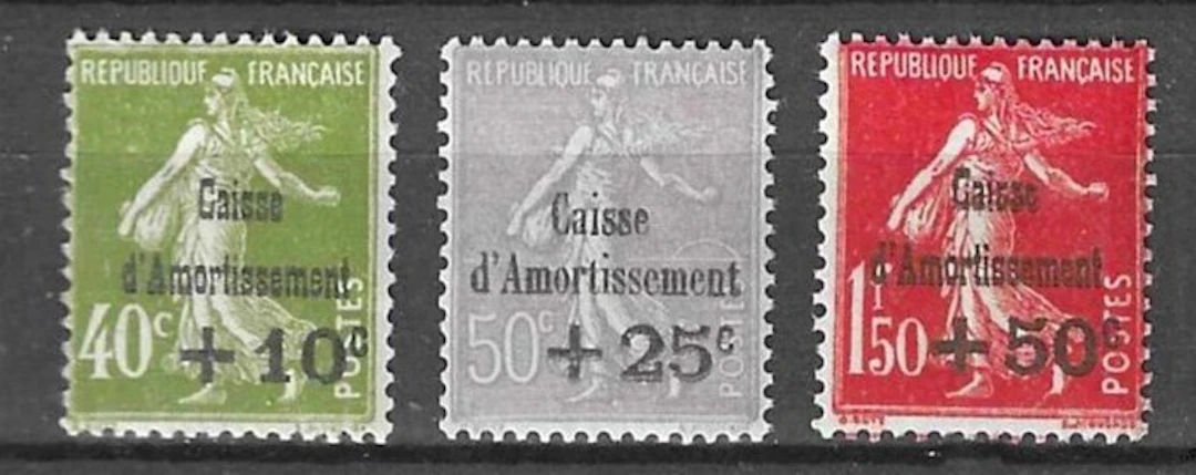 France 1931 - The latest series of the new Amortization Fund - YVERT & TELLIER