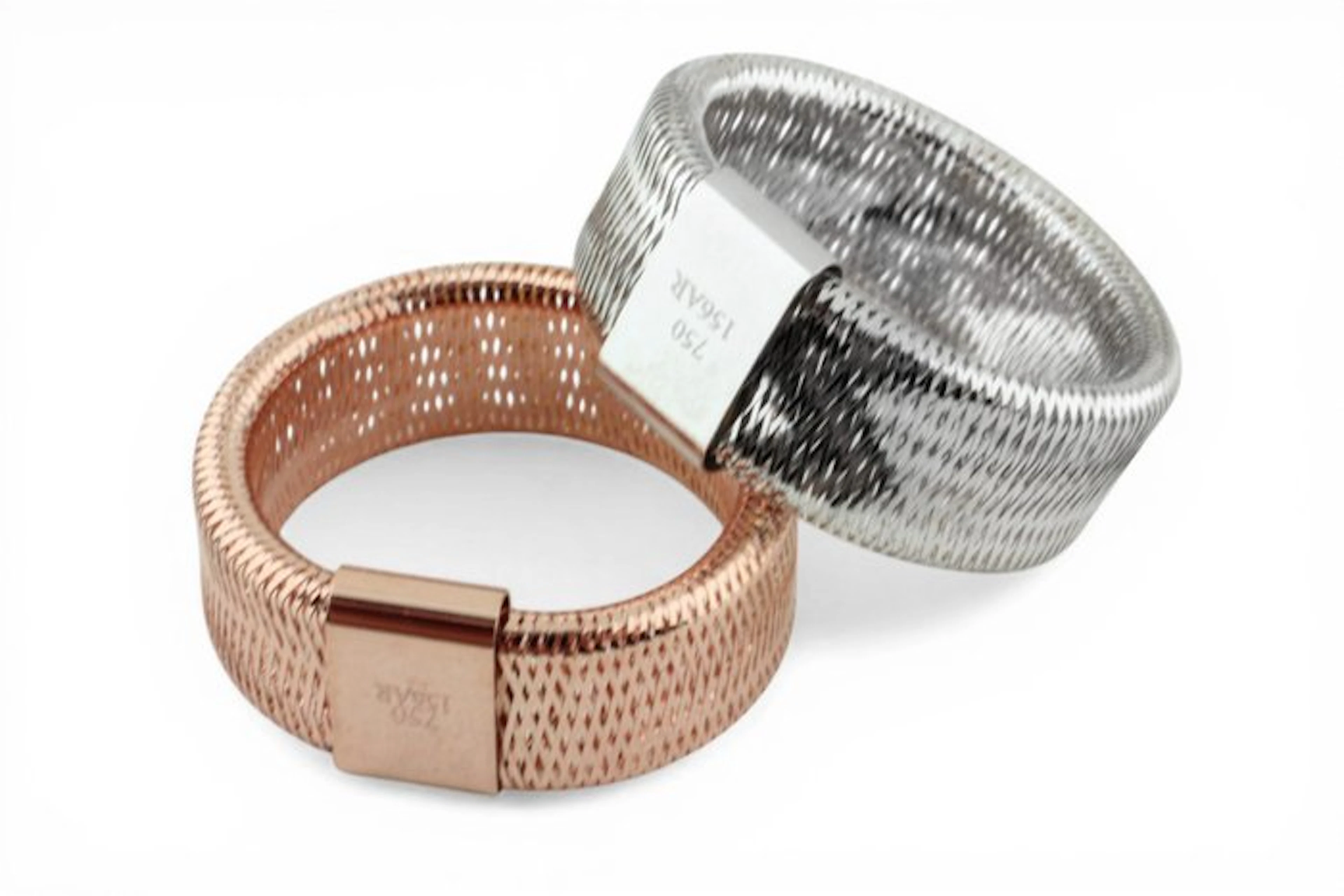 Ring - 18 kt. White gold, Rose gold