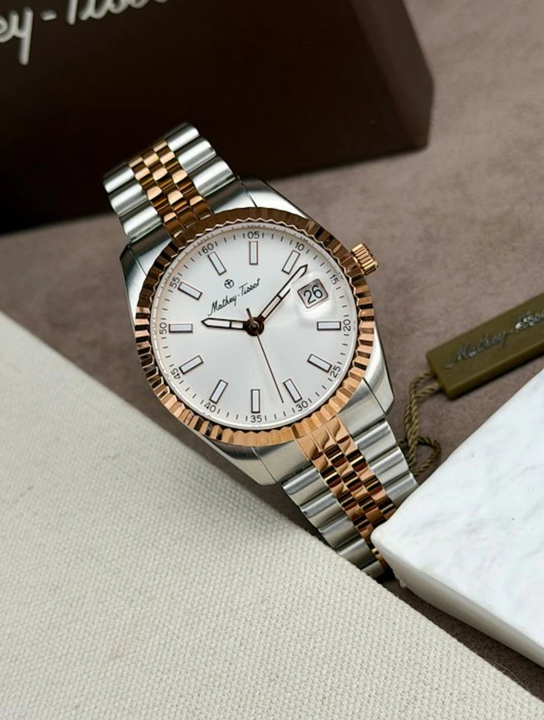 Mathey-Tissot - Silver Dial Date - No reserve price...