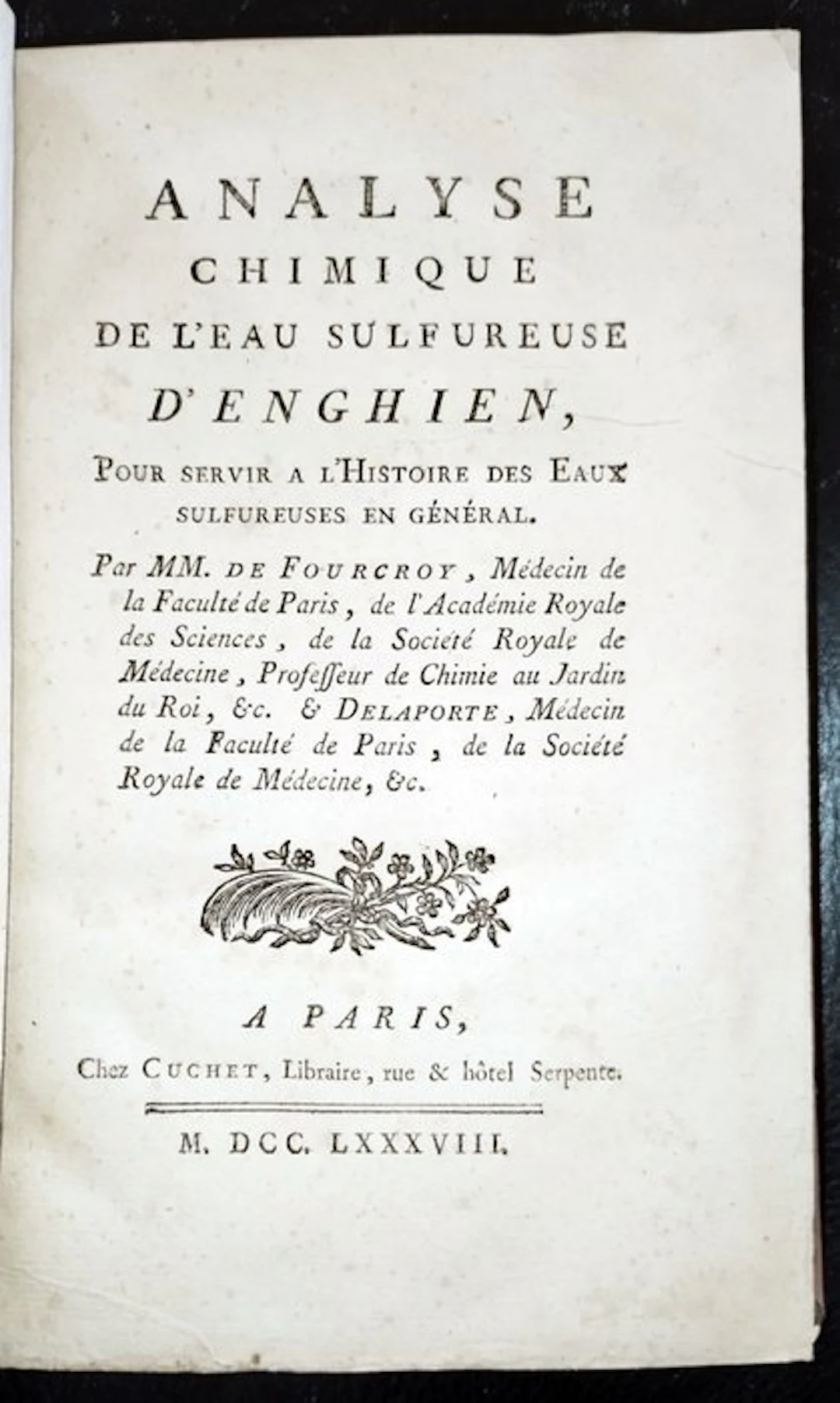 Antoine François de Fourcroy / Jean Jacques Delaporte...