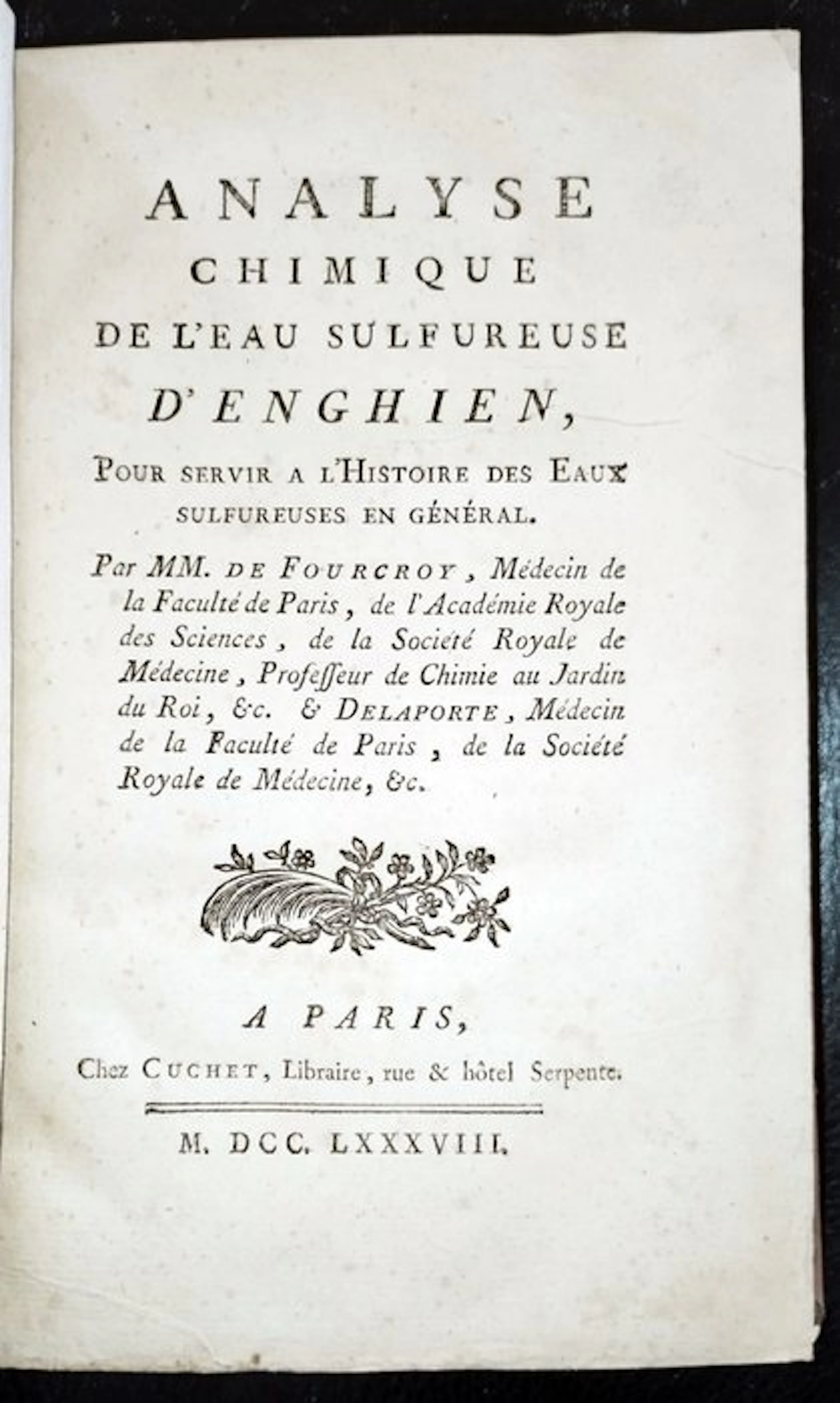 Antoine François de Fourcroy / Jean Jacques Delaporte...