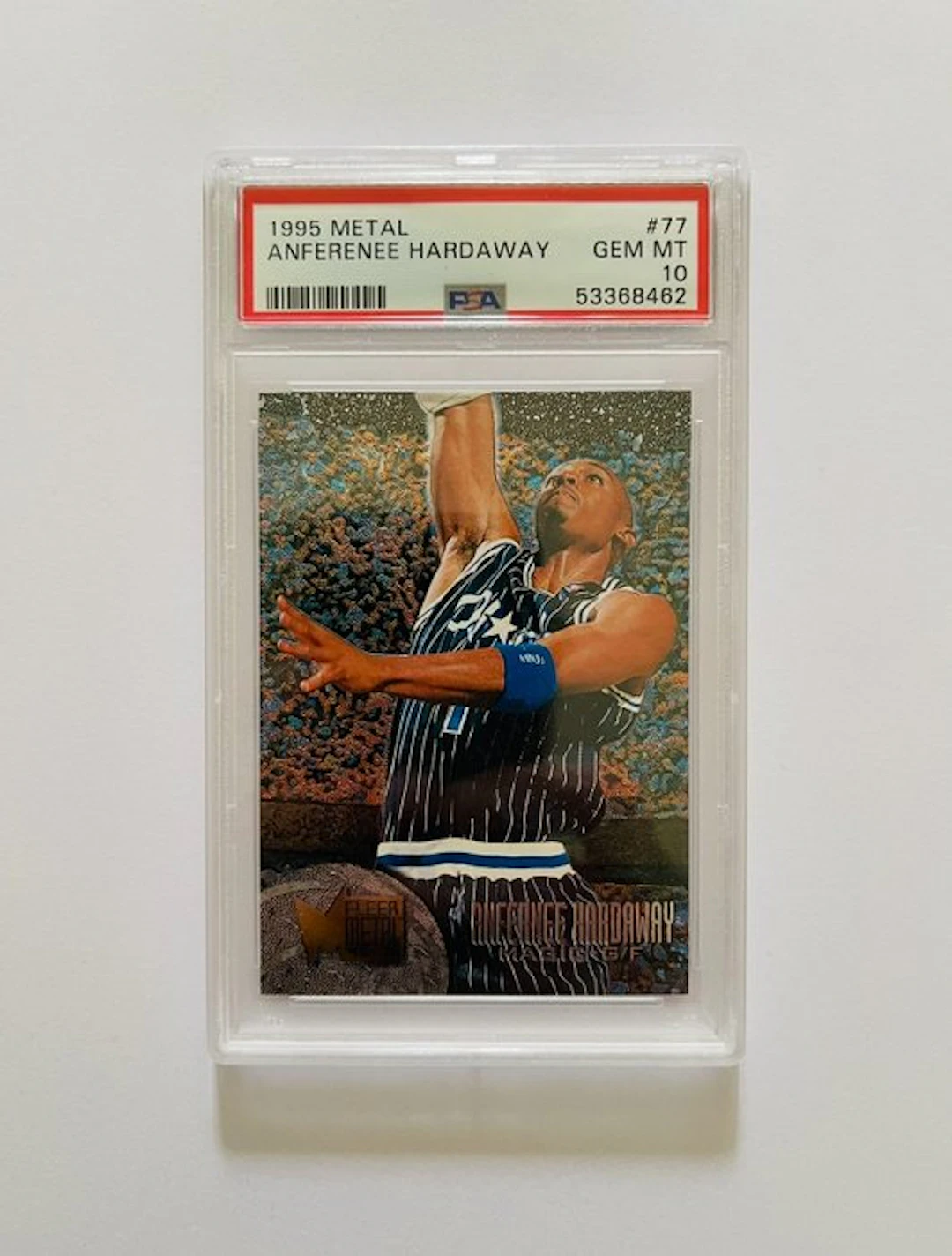 1995 Fleer Metal Anfernee "Penny" Hardaway #77 - PSA 10 Graded card