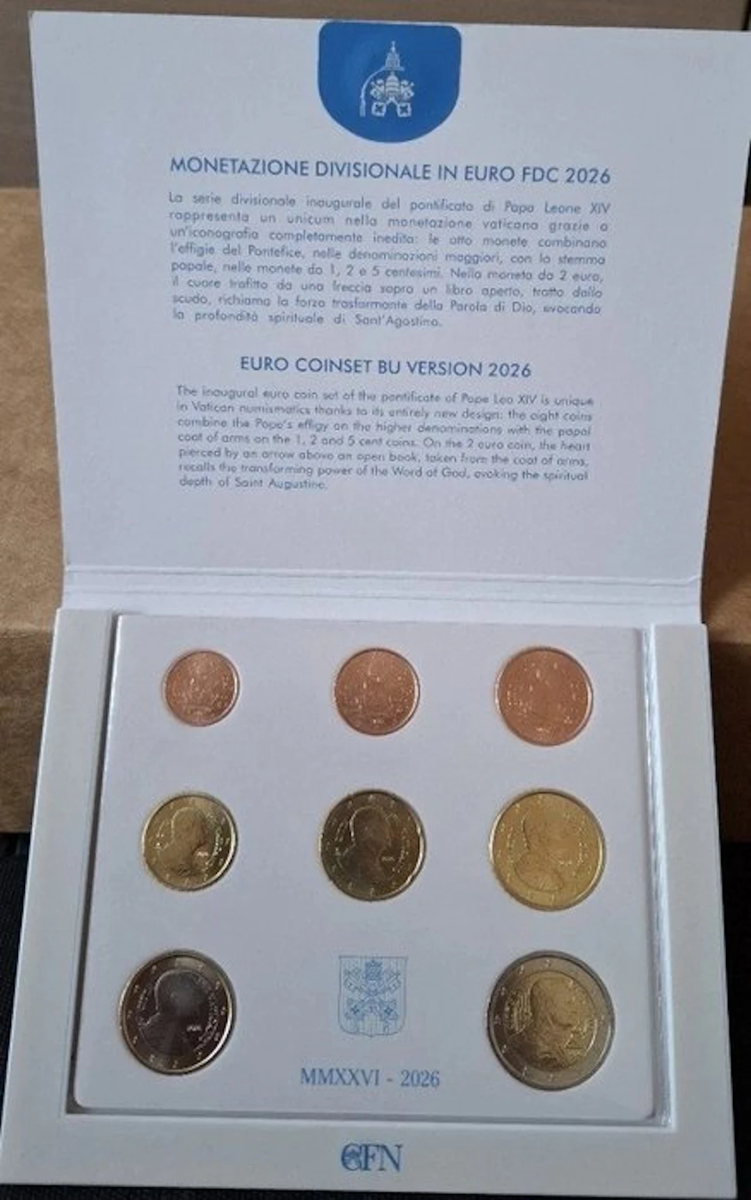 Vatican. Year Set (BU) 2026 (No reserve price)