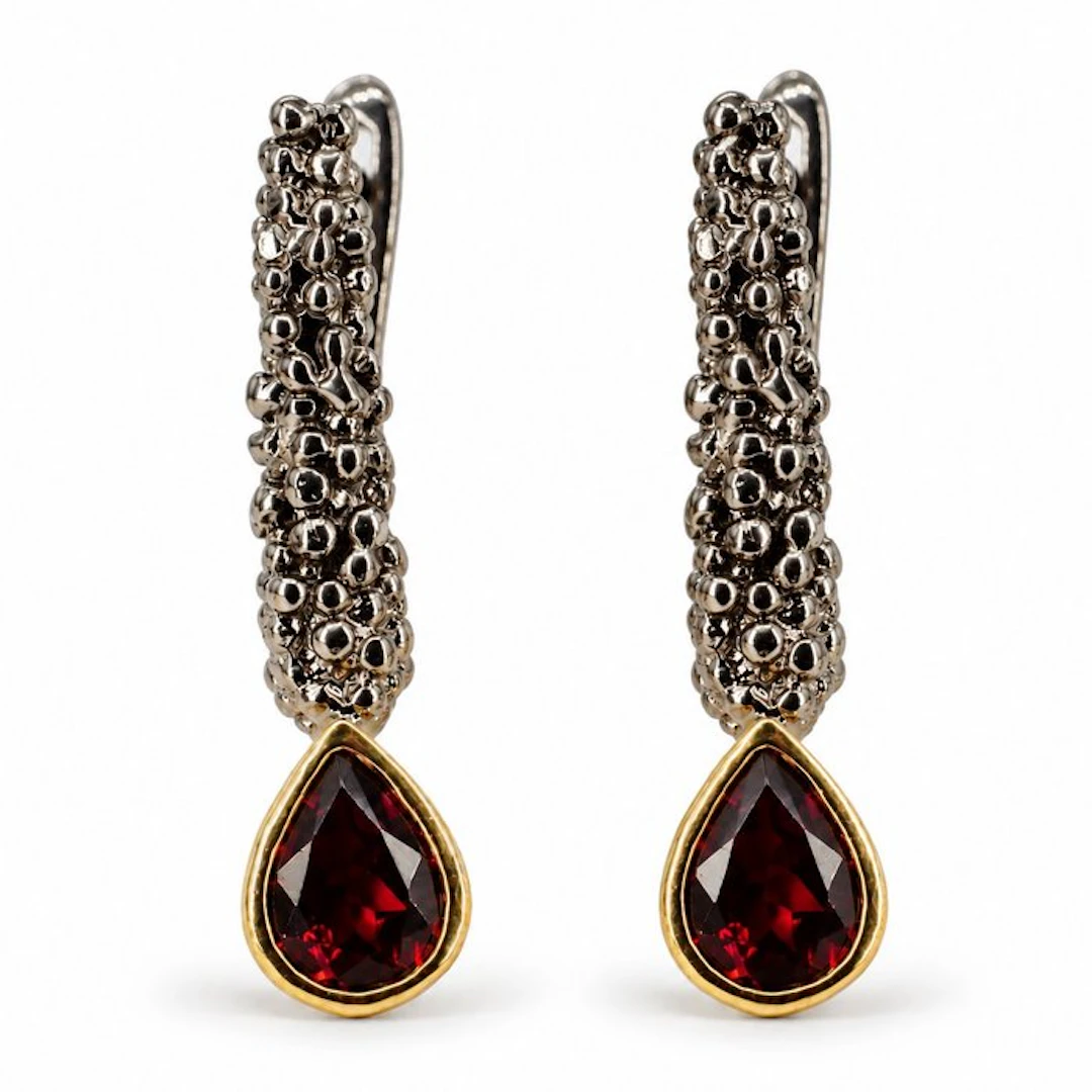 No reserve price - Earrings Gold-plated