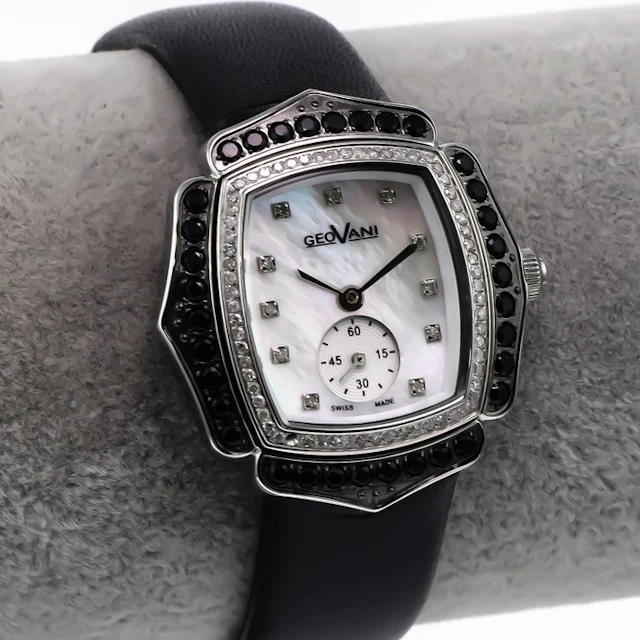 Geovani - Diamond Swiss Watch - GOL593-SL-D-7 - No...