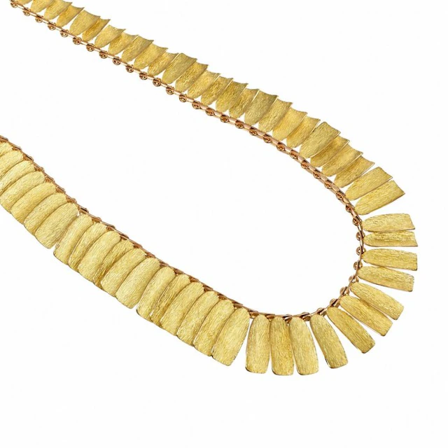 Necklace - 18 kt. Yellow gold - Made in Italy - Handmade