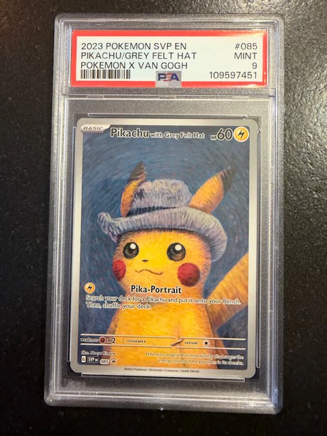 Pokémon - 1 Graded card - Pikachu 085 Alternate art