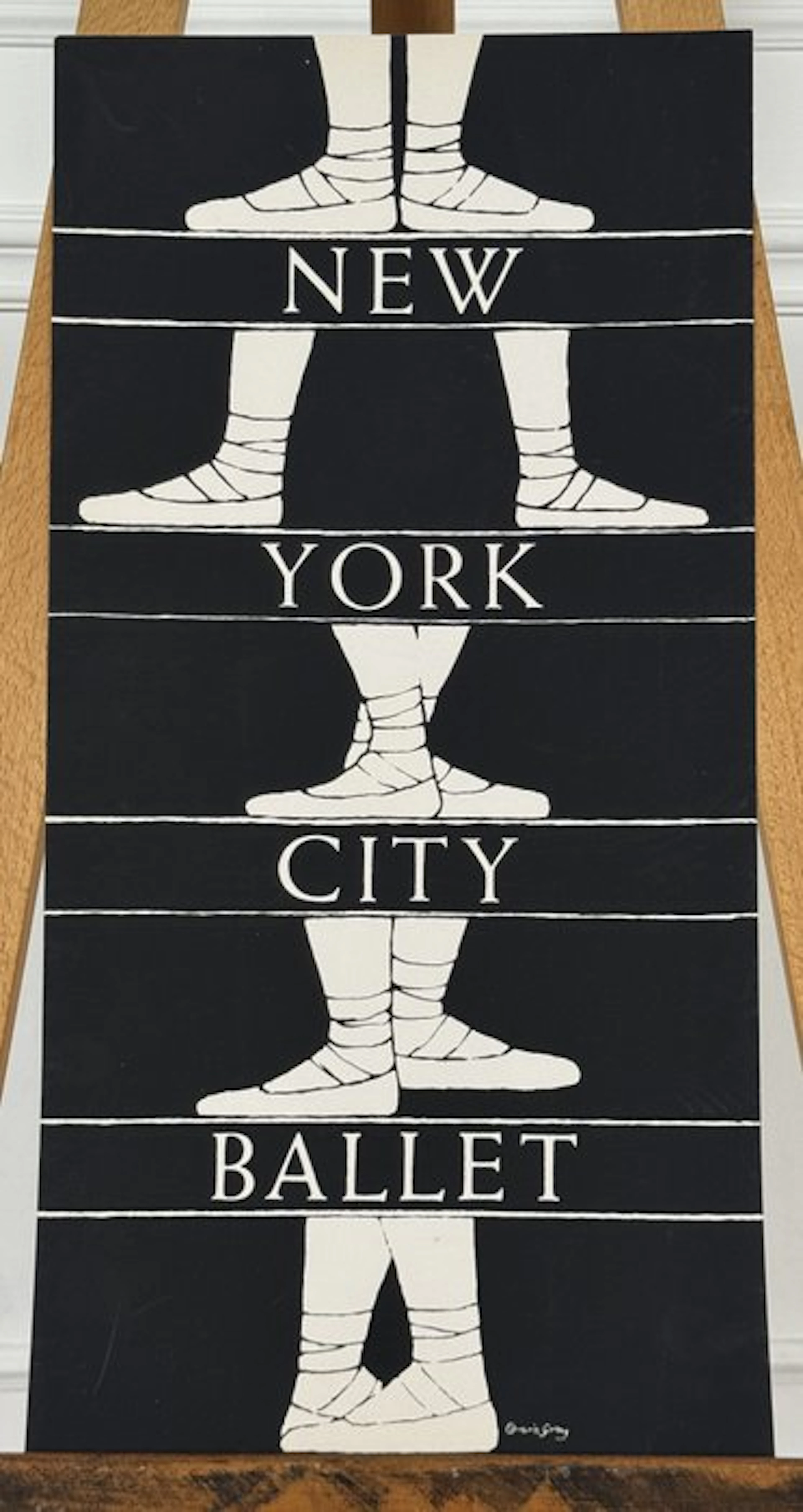 Edward Gorey - New York City Ballet - serigrafia