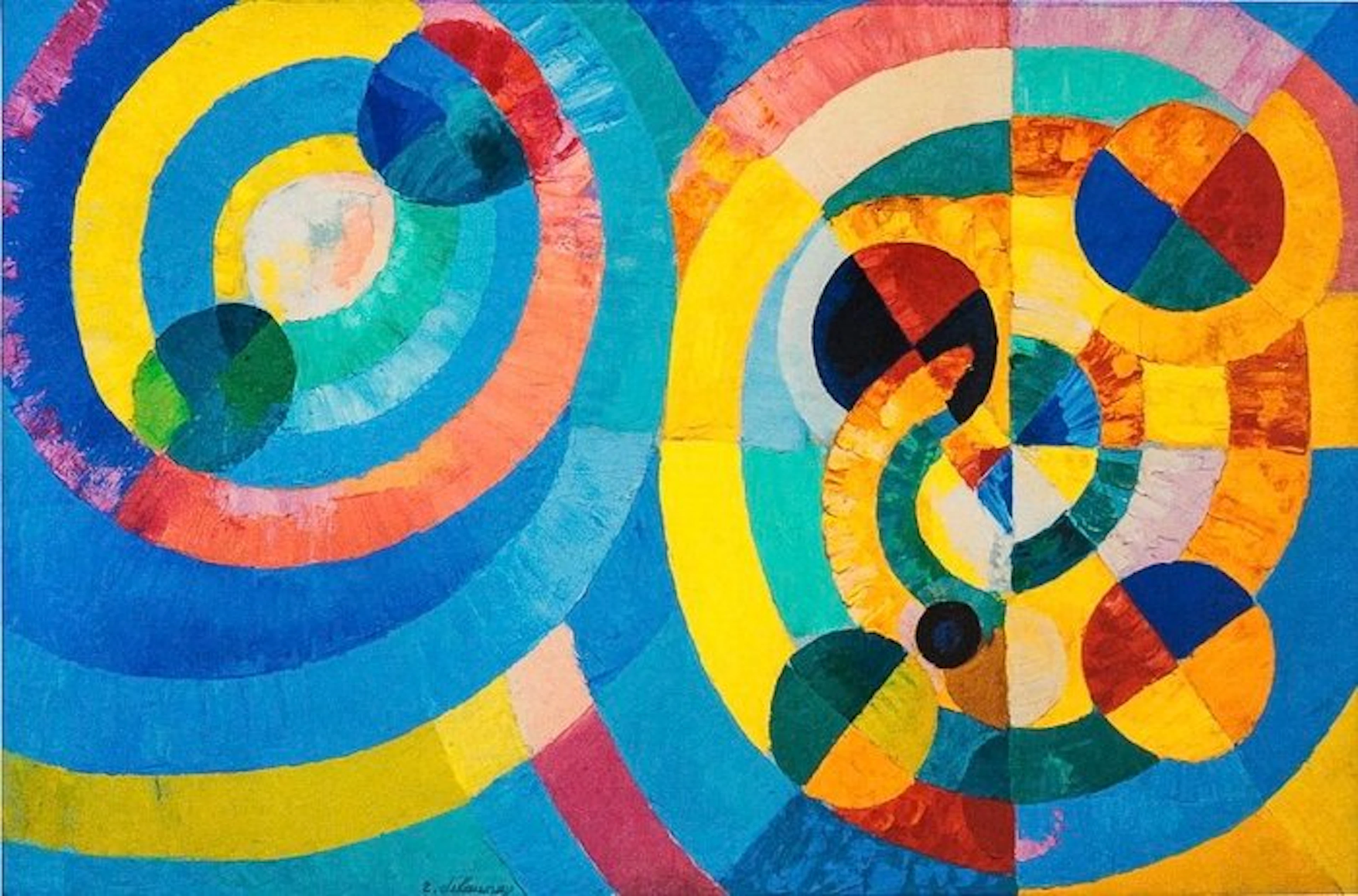 Robert Delaunay - Circle Forms - Fine art giclée - 60x43 - Licensed print