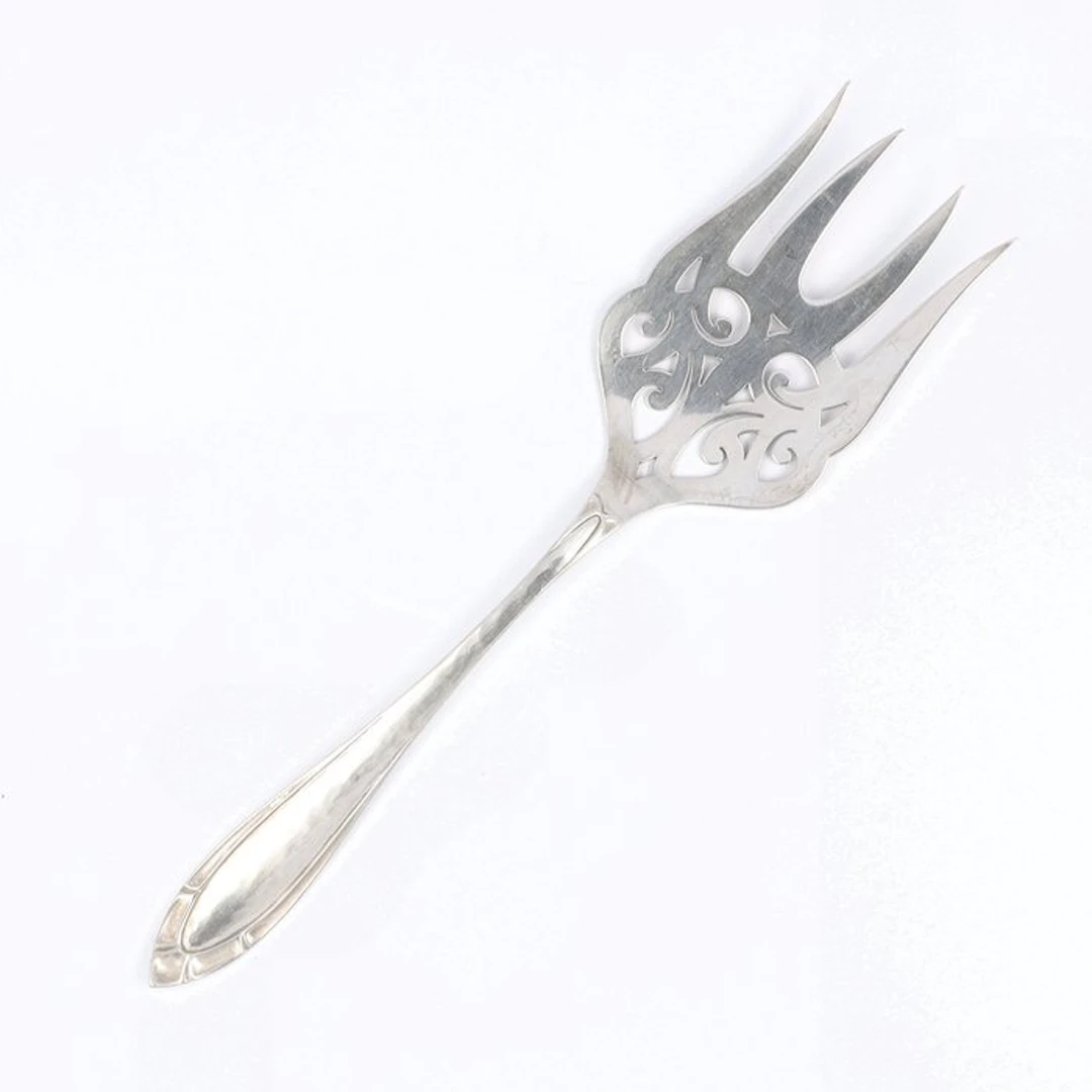 H. Hooijkaas - Art-Deco - Bread fork - .833 silver