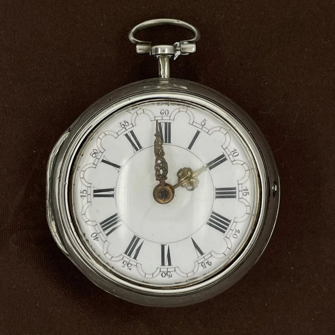 Pair Case Verge Fusee Antique Pocket Watch