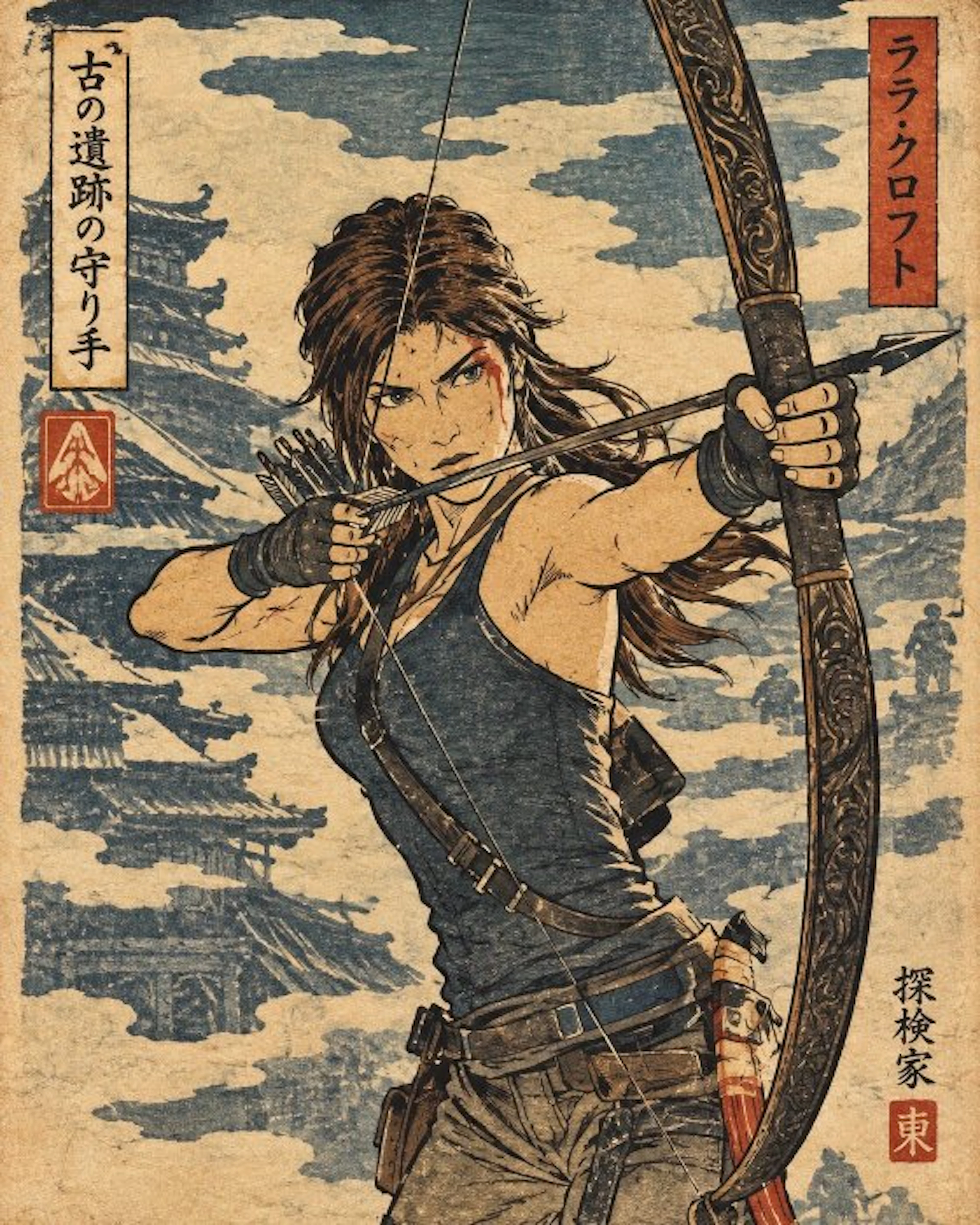 AT9 - "Lara Croft: Ukiyo-e Fight"