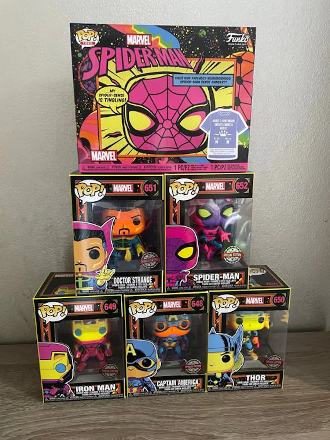 Funko - Funko Pop Marvel Spider-Man Pop! Tee Box Set - 2020+